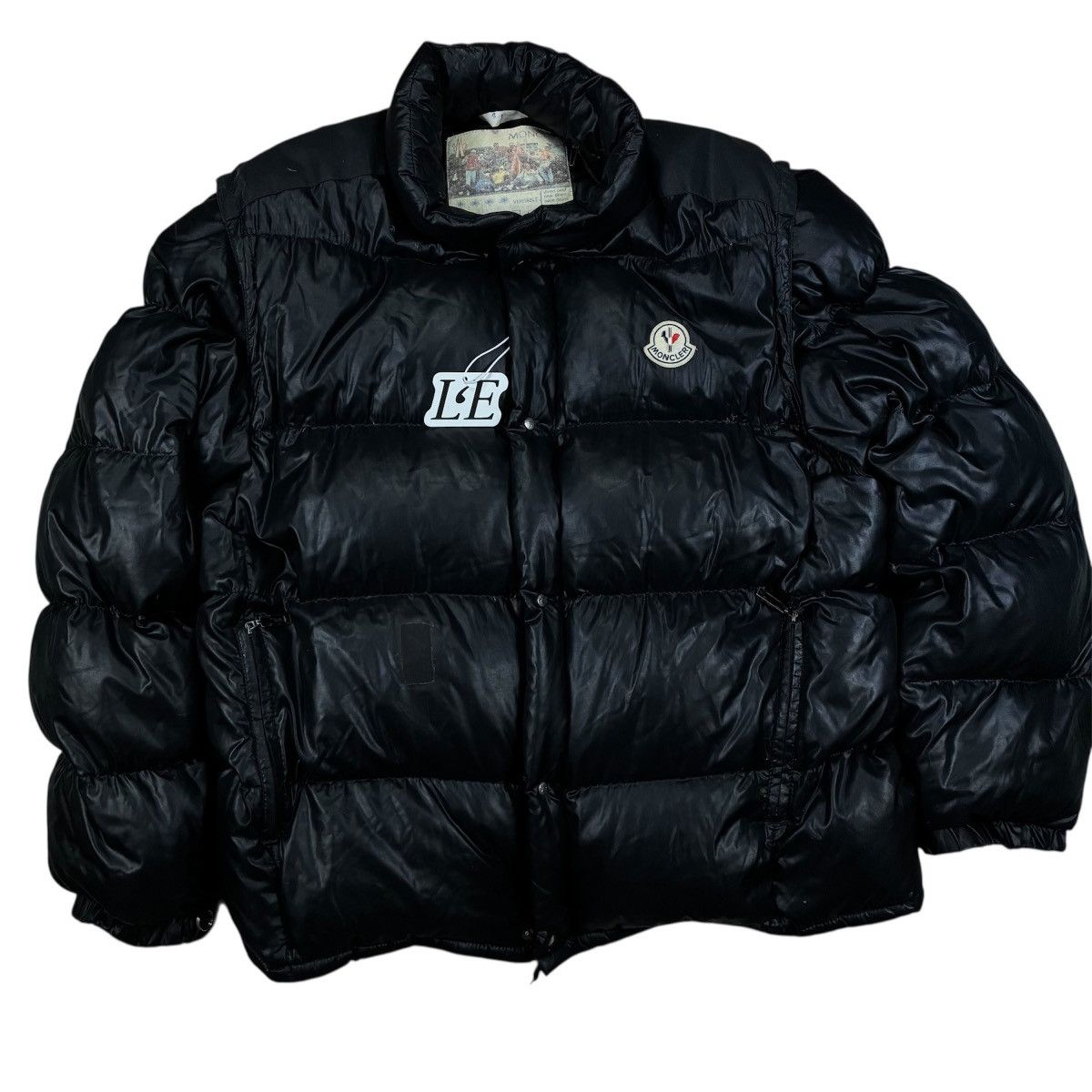 Moncler Grenoble Mens Vintage Moncler Grenoble 80s Black Puffer Jacket SizeXL Size US XL / EU 56 / 4 - 1 Thumbnail