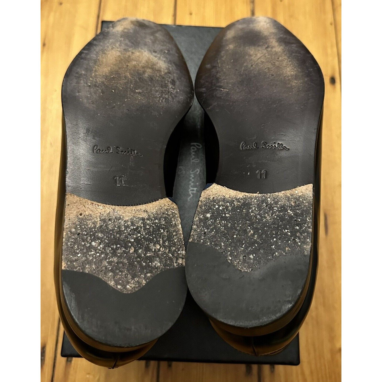 Paul Smith Worn twice! $400 PAUL SMITH BLACK LEATHER SHOE BOOT. US 12. Size US 12 / EU 45 - 6 Thumbnail