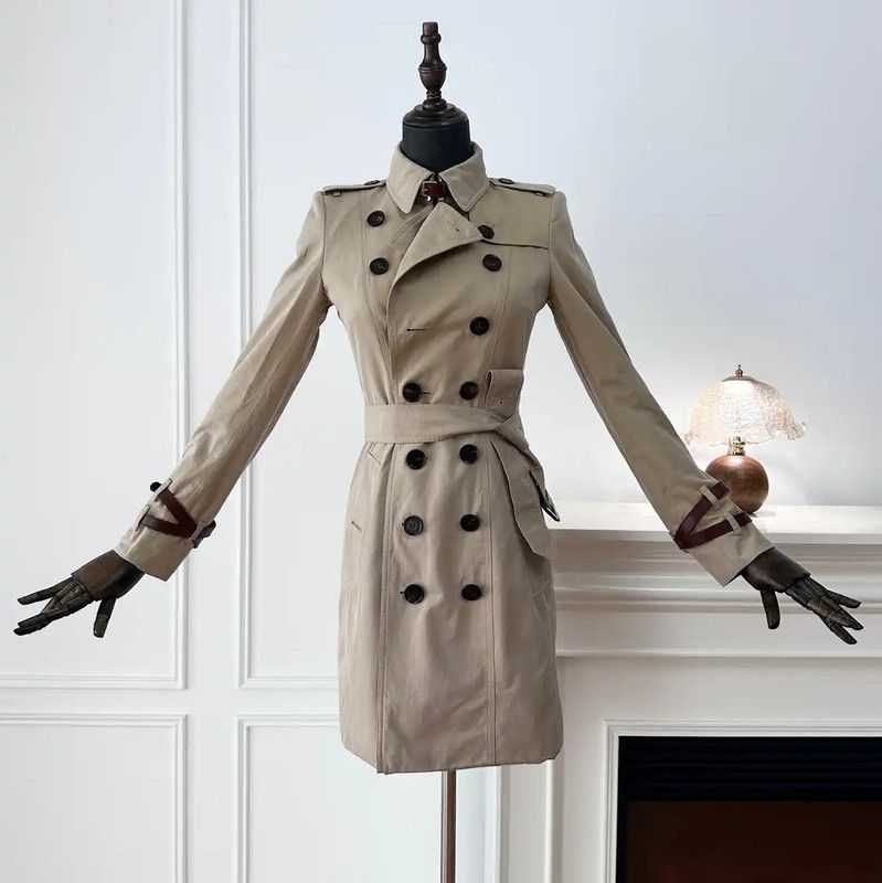Burberry Burberry Women's Khaki Trench Coat XS Size Size XS / US 0-2 / IT 36-38 - 1 Thumbnail