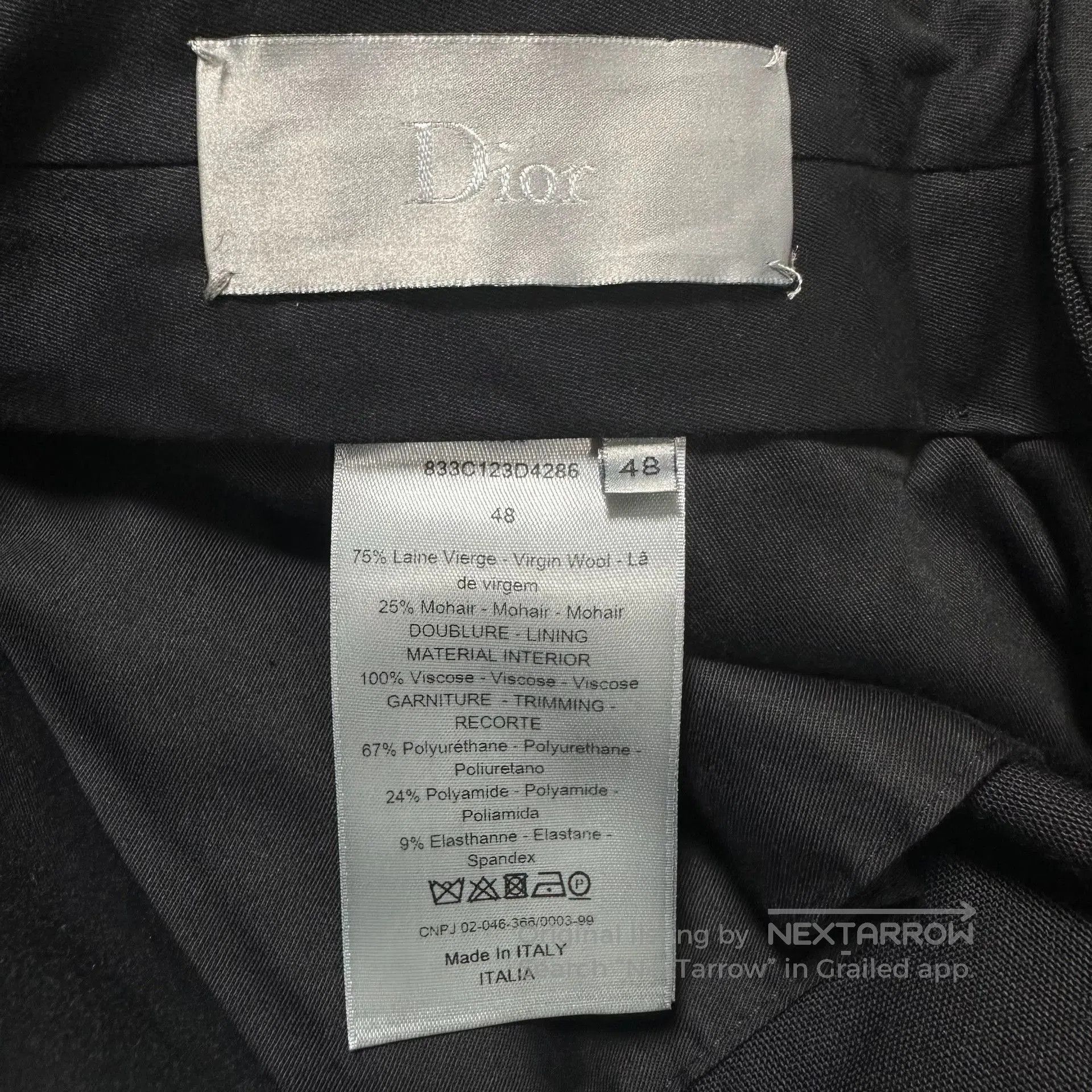 Dior Dior Atelire Black Structured Suit. Size US M / EU 48-50 / 2 - 8 Thumbnail