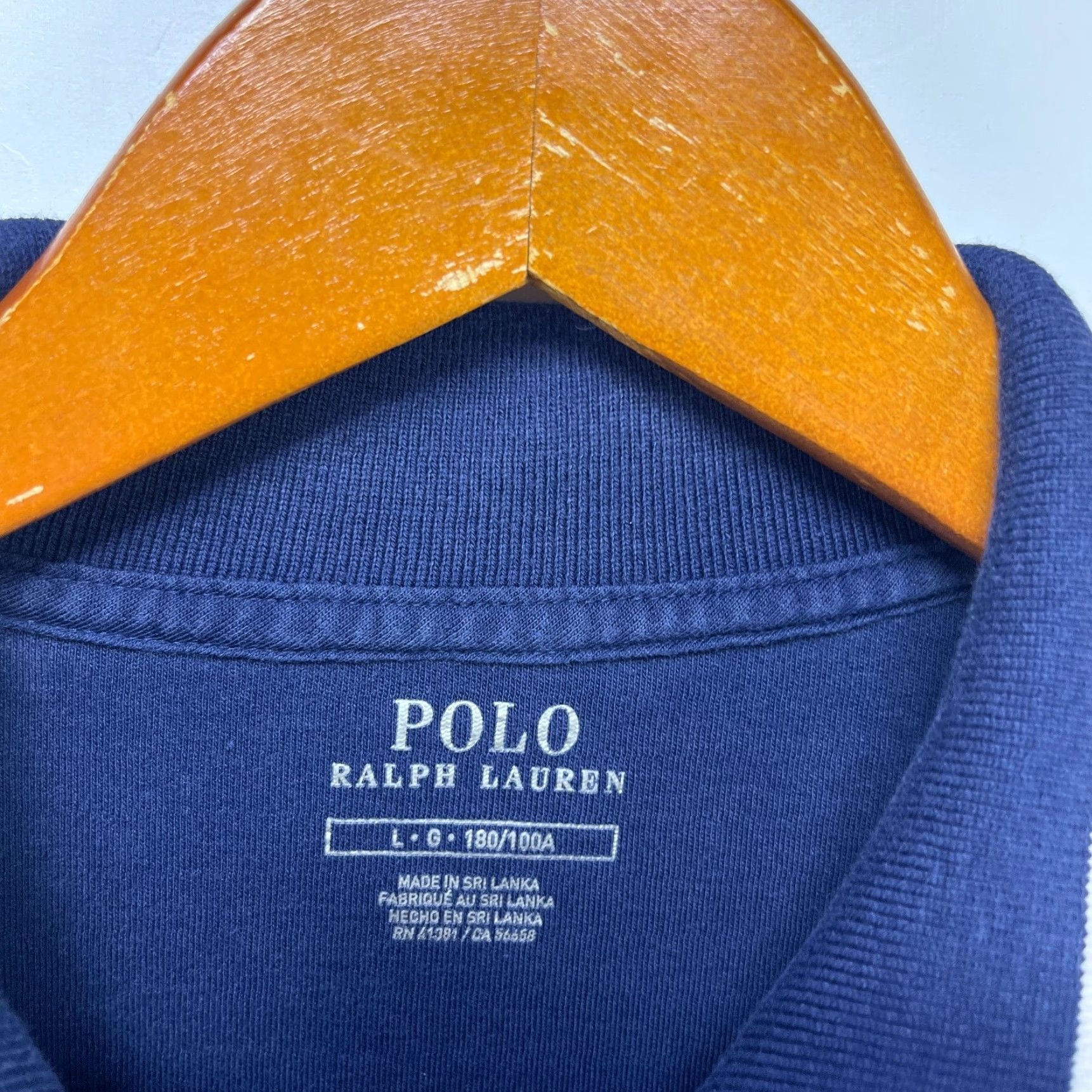 Polo Ralph Lauren VINTAGE Polo Ralph Lauren Track Jacket L Mens Blue Full Zip Size US L / EU 52-54 / 3 - 4 Thumbnail