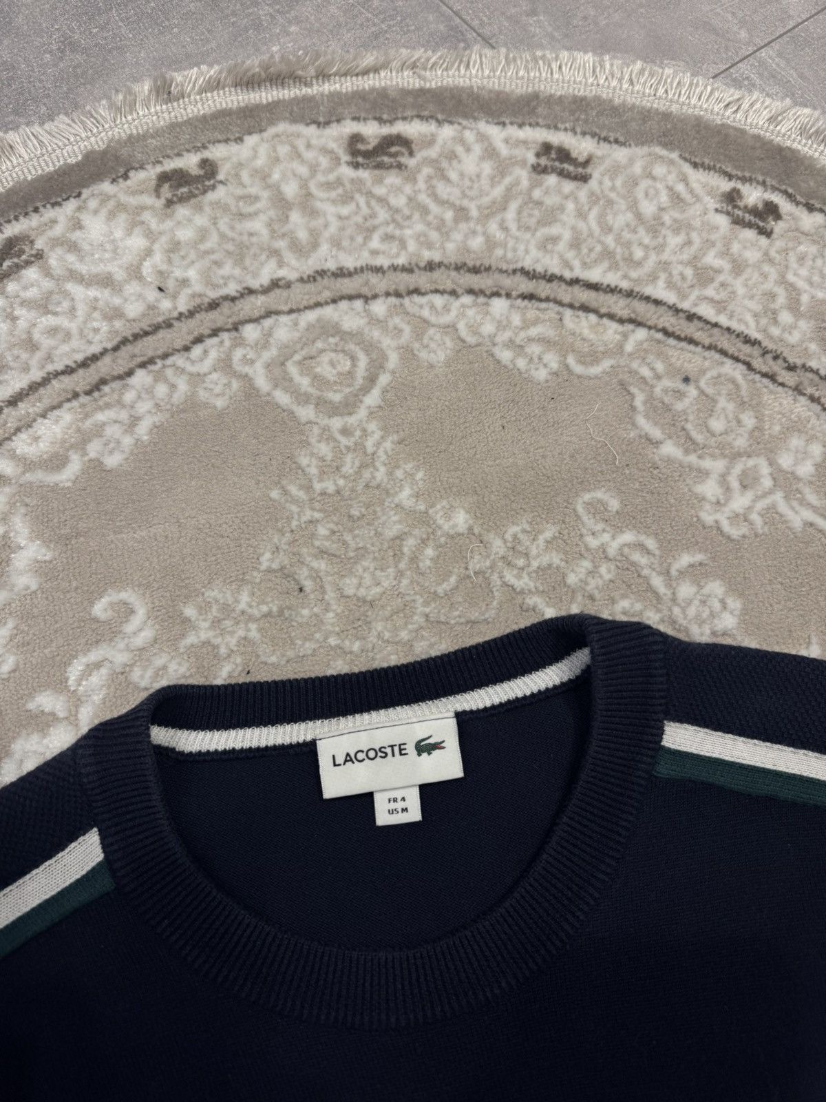 Lacoste Vintage Lacoste Striped Sweatshirt Crewneck Jumper Size US M / EU 48-50 / 2 - 4 Thumbnail