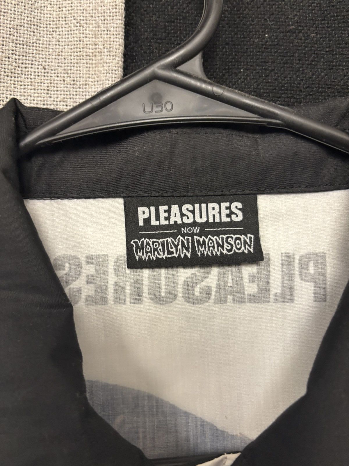 Marilyn Manson × Pleasures Pleasures X Marilyn Manson button up Size US L / EU 52-54 / 3 - 4 Thumbnail