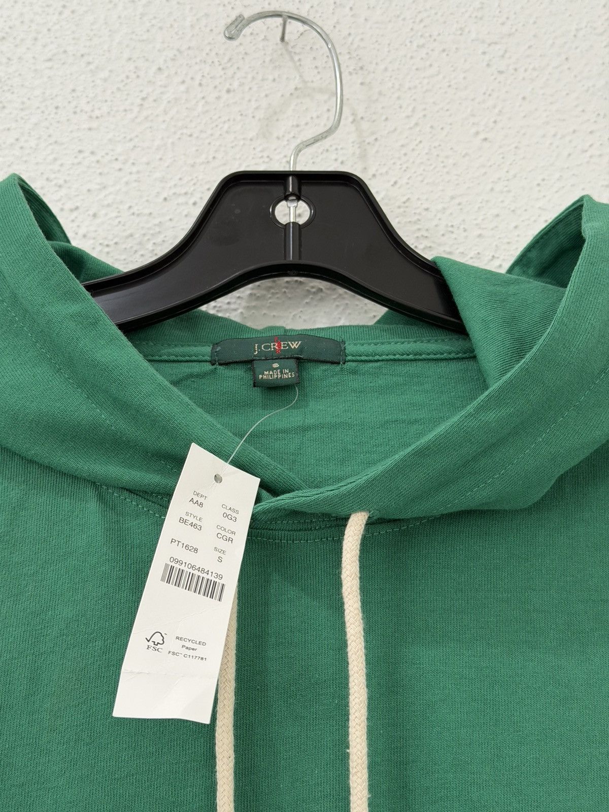 J.Crew J Crew Hoodie Garment Dyed Size Small Slub Cotton Jersey NWT Size US S / EU 44-46 / 1 - 3 Thumbnail