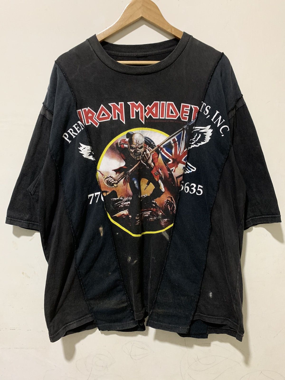 Band Tees Iron Maiden Custom Shirt Big Size Size US XXL / EU 58 / 5 - 1 Thumbnail