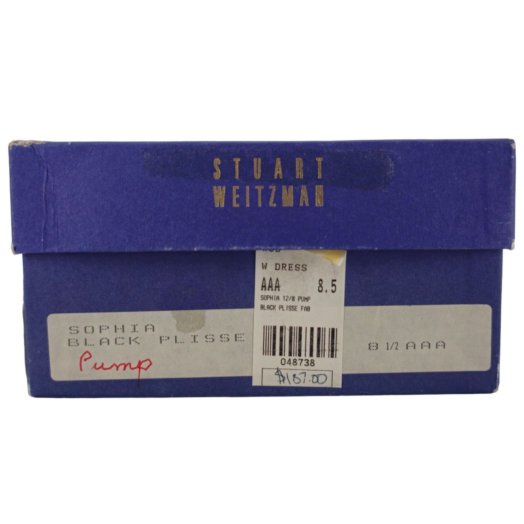 Stuart Weitzman Stuart Weitzman Black Plissé Fabric Formal Pumps Womens 8.5A Size US 8.5 / IT 38.5 - 4 Thumbnail
