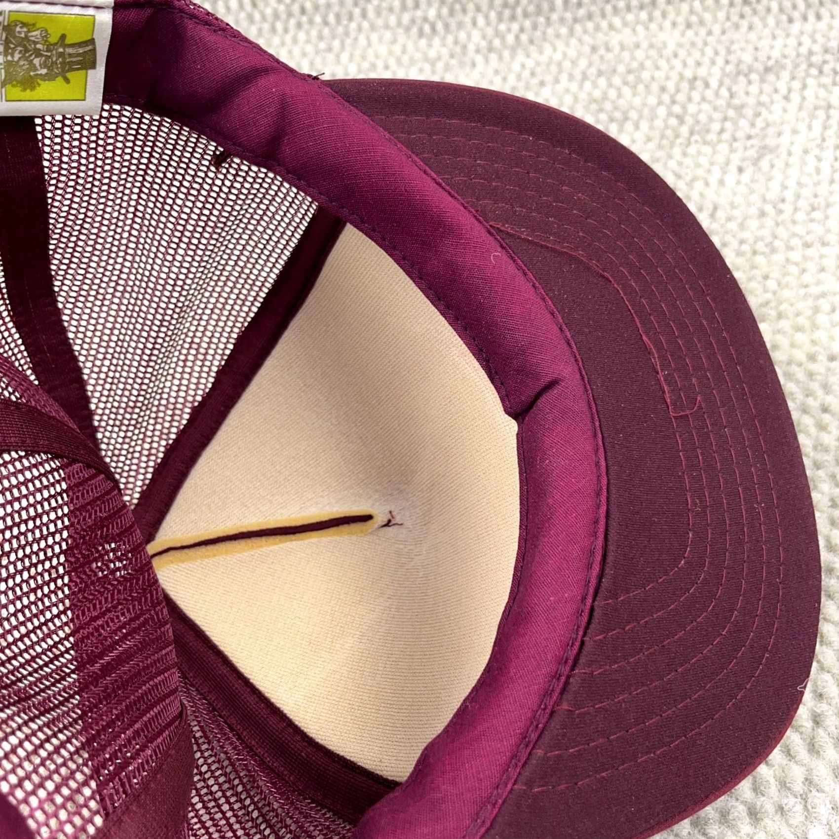 Vintage VINTAGE Norfolk Southern Trucker Hat Cap Pocahontas Railroad Railway Maroon 80s U9 Mens Size ONE SIZE - 5 Thumbnail