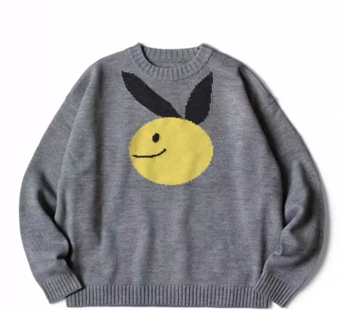 Kapital Kapital smiley face rabbit ear wool sweater2412-Nextarrow Size US L / EU 52-54 / 3 - 7 Thumbnail