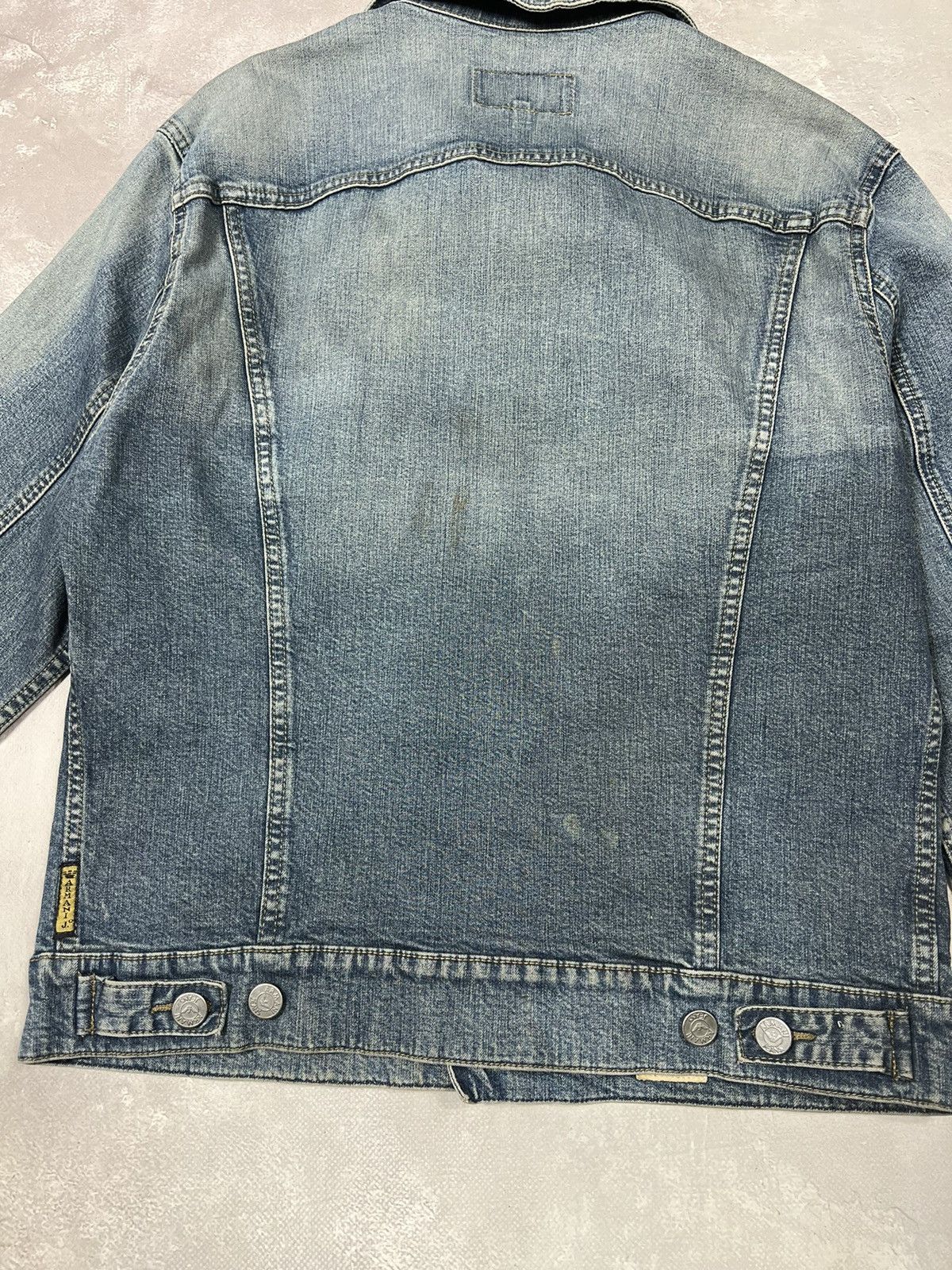 Armani Vintage Armani Jeans Indigo Denim Jacket Size XL / US 12-14 / IT 48-50 - 12 Thumbnail