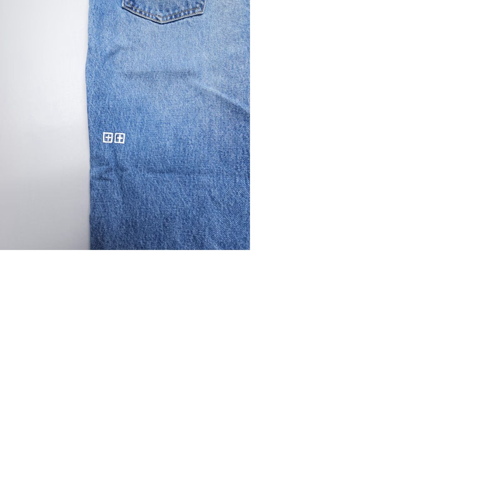 Ksubi Ksubi Chlo Wasted High Rise Straight Jeans Womens 29 x 27 Blue Denim 5-Pocket Size 29" - 9 Thumbnail