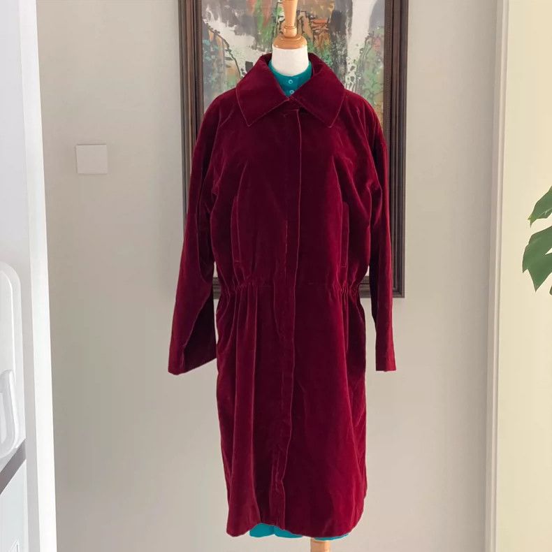 Kenzo KENZO The collection features a vintage burgundy velvet pa Size M / US 6-8 / IT 42-44 - 2 Thumbnail