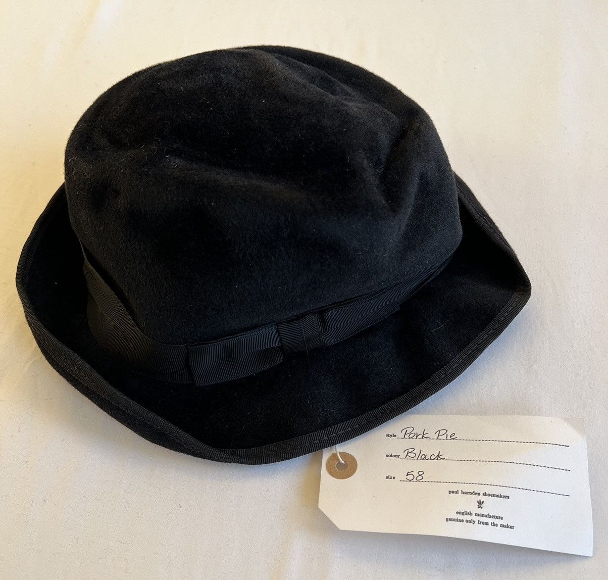 PAUL hat HARNDEN 帽子 pork pie