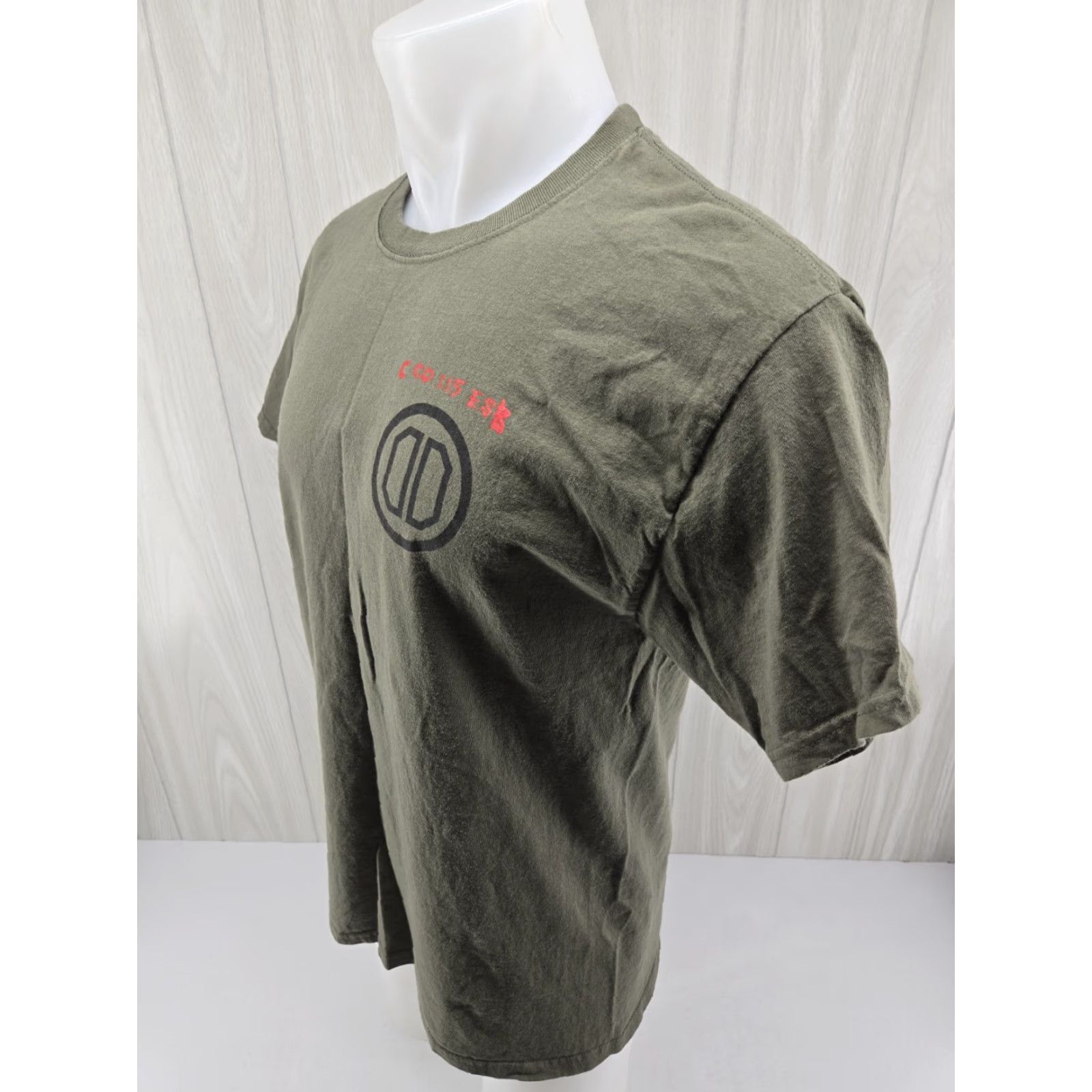 Hanes C company 115th Expeditionary Signal Battalion Renegades Men's Green T Shirt L Size US L / EU 52-54 / 3 - 5 Thumbnail