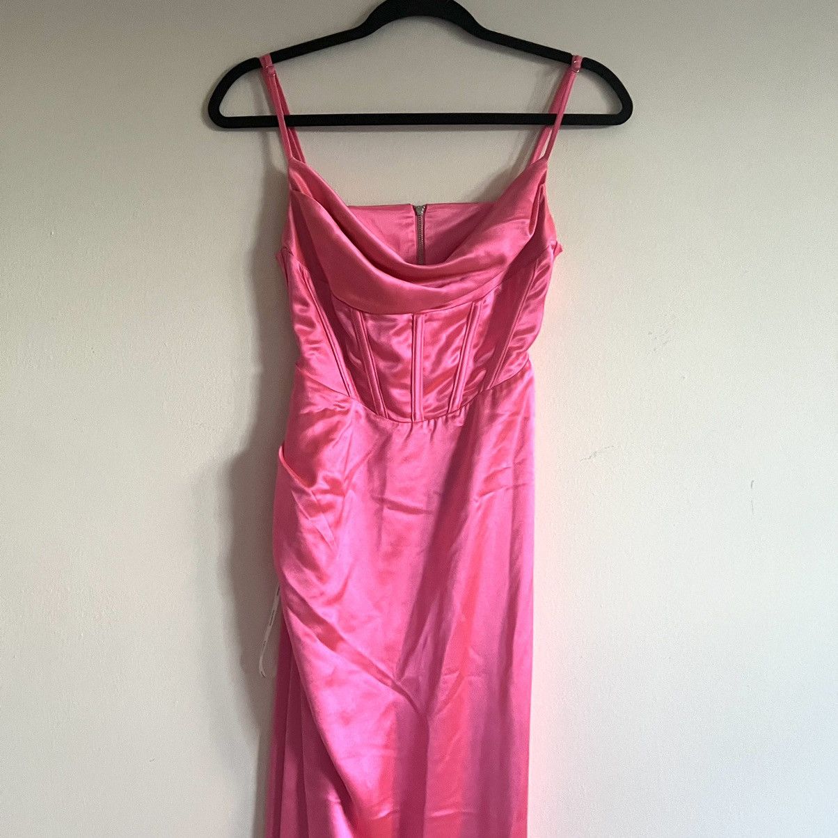 Retrofete RETROFETE ROSA CORSET maxi DRESS size XS Hyper Pink Size XS / US 0-2 / IT 36-38 - 3 Thumbnail