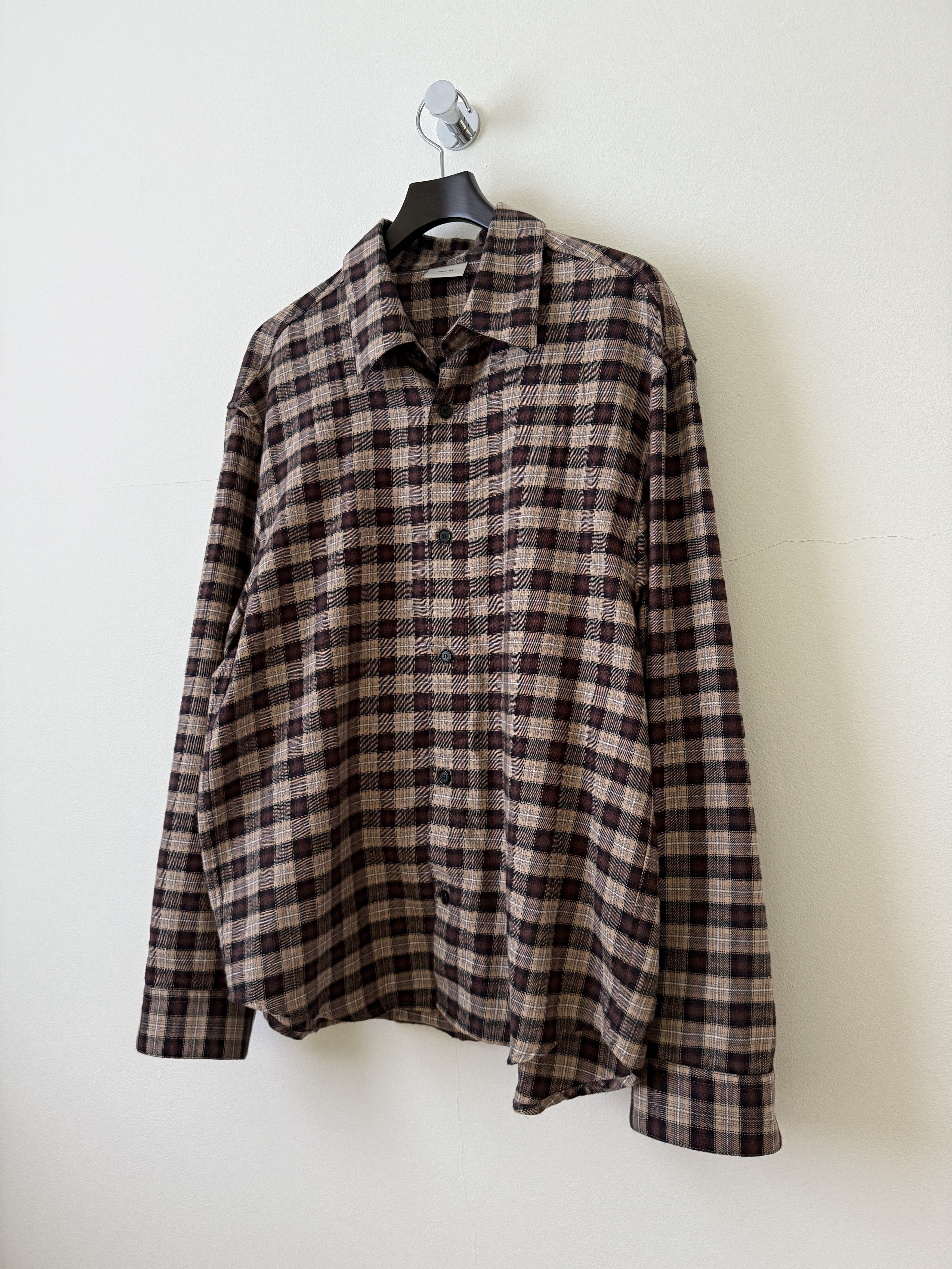 Vuja De Ross Check Flannel in Cashmere & Cotton Size US M / EU 48-50 / 2 - 4 Thumbnail