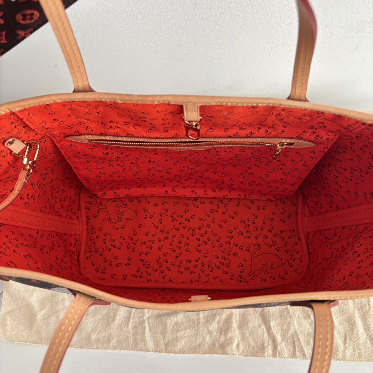 Louis Vuitton Brand New Louis Vuitton Cattogram Neverfull Size ONE SIZE - 6 Thumbnail