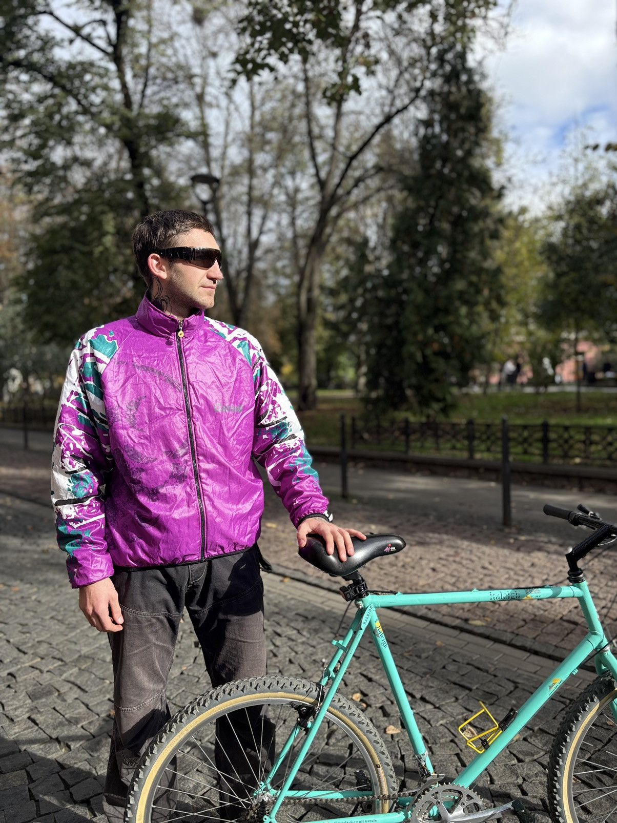 Vintage 💜80s Castelli vintage cycling jersey jacket Made in Italy Size US L / EU 52-54 / 3 - 1 Thumbnail