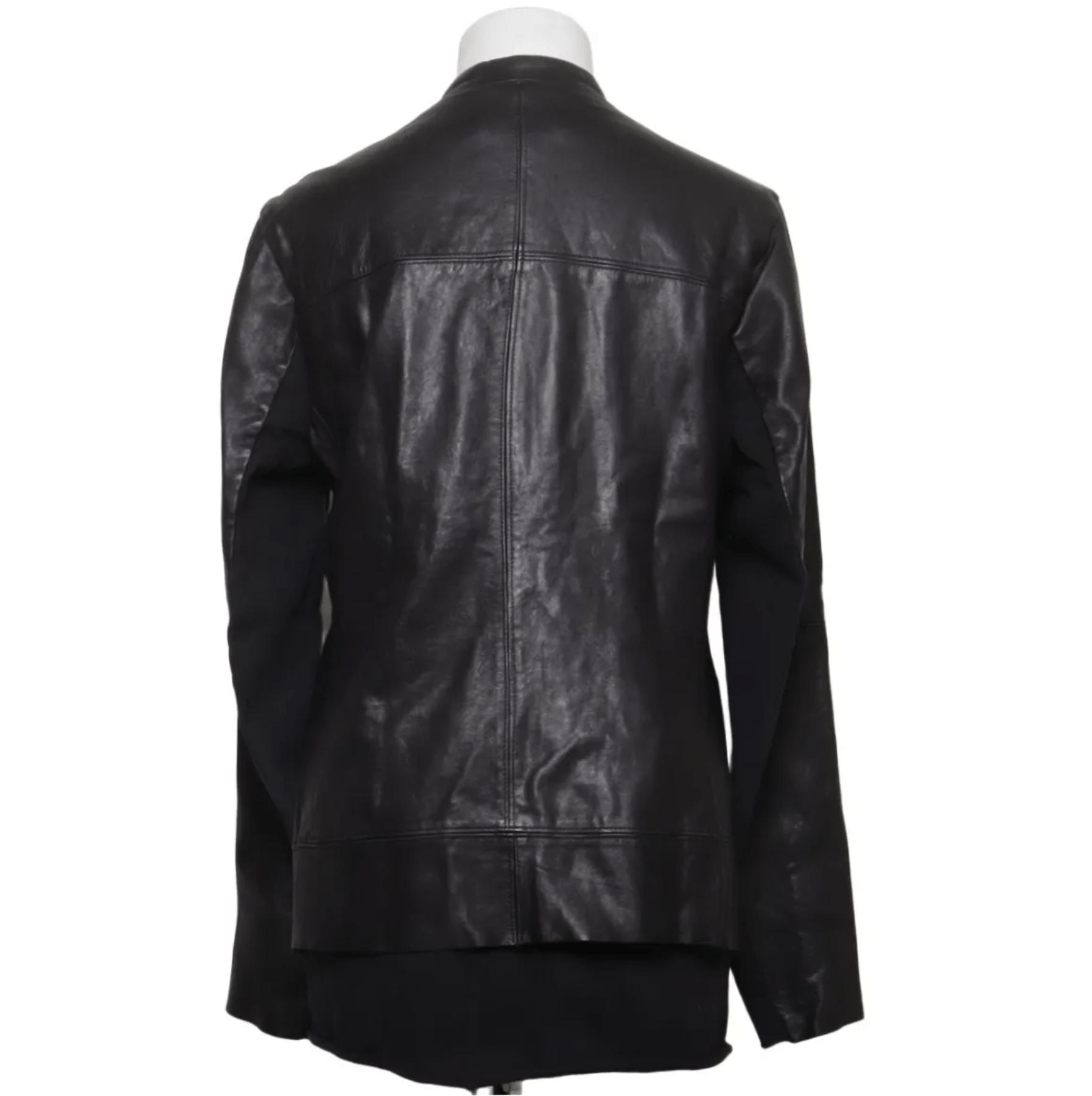 Nicolas & Mark Vulpinari Layered Leather Zip Jacket Size US M / EU 48-50 / 2 - 5 Thumbnail