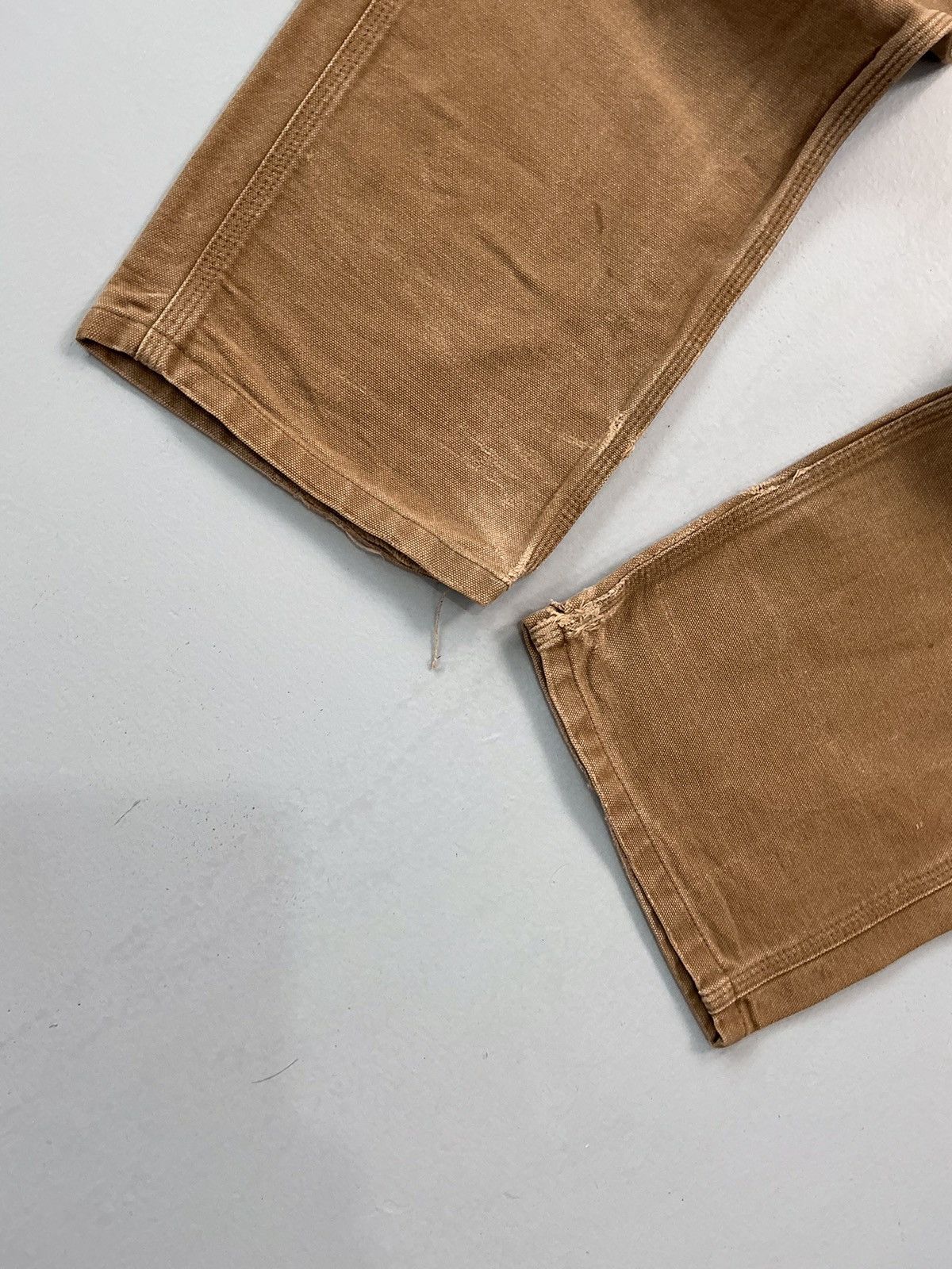 Carhartt Wip Vintage faded Carhartt carpenter damaged denim Size US 40 / EU 56 - 4 Thumbnail