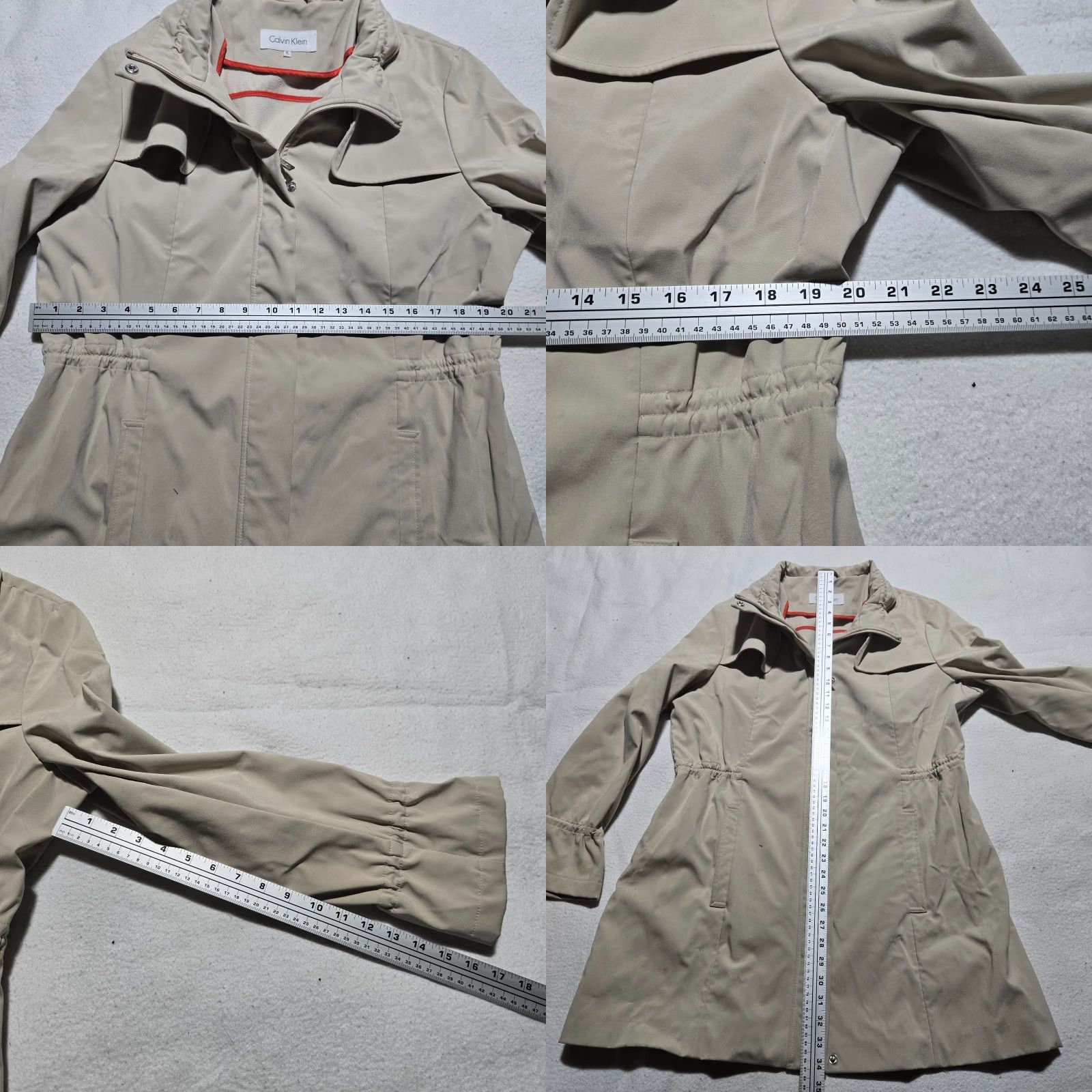 Calvin Klein Calvin Klein Coat Pea Coat Jacket Tan Beige Women's XL Size XL / US 12-14 / IT 48-50 - 8 Thumbnail