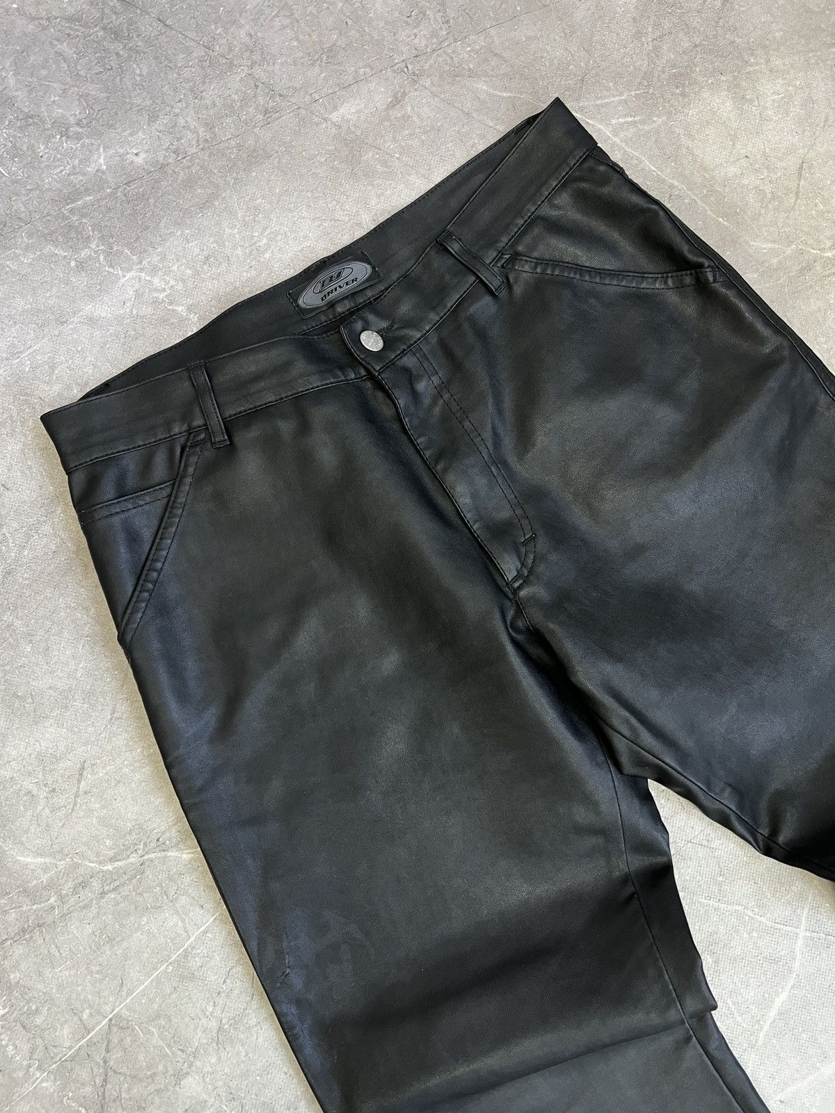Tornado Mart Faux leather baggy tornado mart style leather gothic pants Size US 32 / EU 48 - 3 Thumbnail