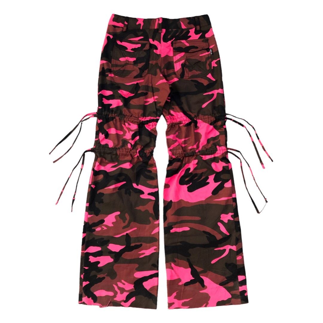Other C.F HOT! Pink Camouflage Wide leg Pants Size 29" - 1 Thumbnail