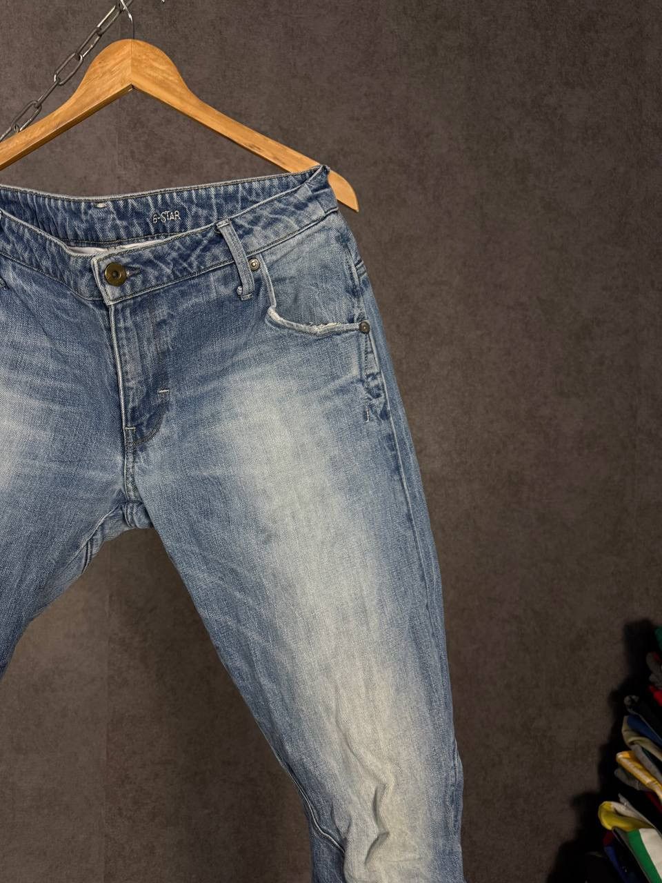G-Star G Star Raw designer assymmetric jeans Size US 36 / EU 52 - 2 Thumbnail