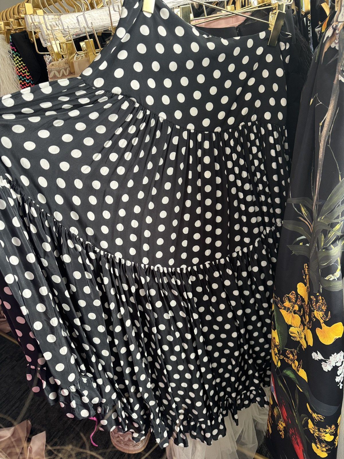 Other Polka dot maxi skirt by alexander miro Size 28" / US 6 / IT 42 - 1 Thumbnail
