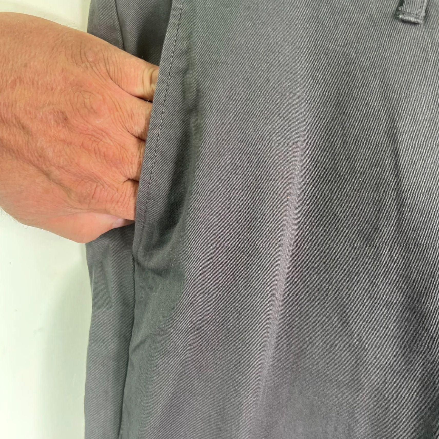 J.Crew VINTAGE J.CREW Men’s Pants Straight Fit Casual Business Travel 34 Gray Spandex Cotton Size US 34 / EU 50 - 5 Thumbnail
