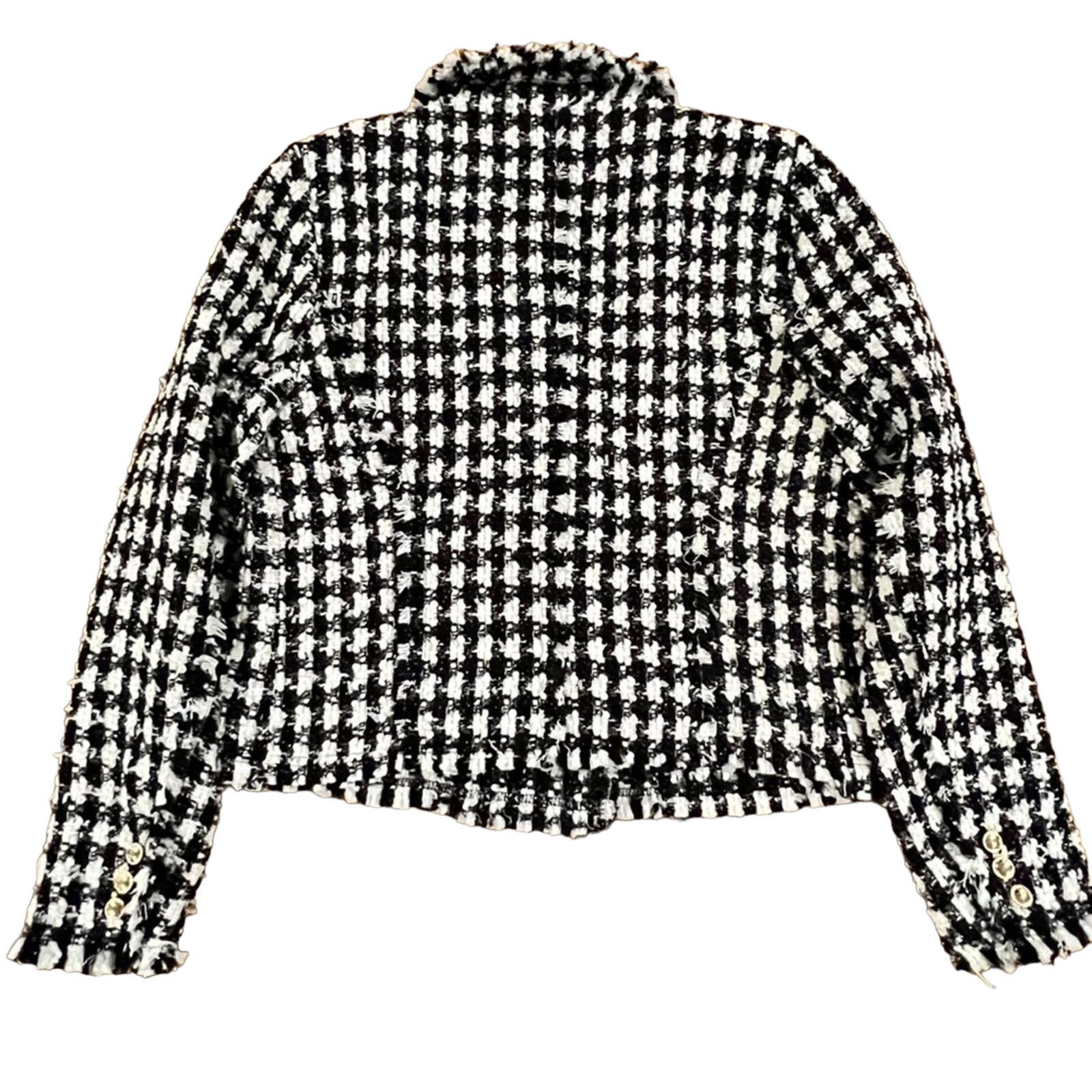 House of Harlow House of Harlow 1960 Tweed Chanel Style Blazer Jacket Large Size L / US 10 / IT 46 - 3 Thumbnail
