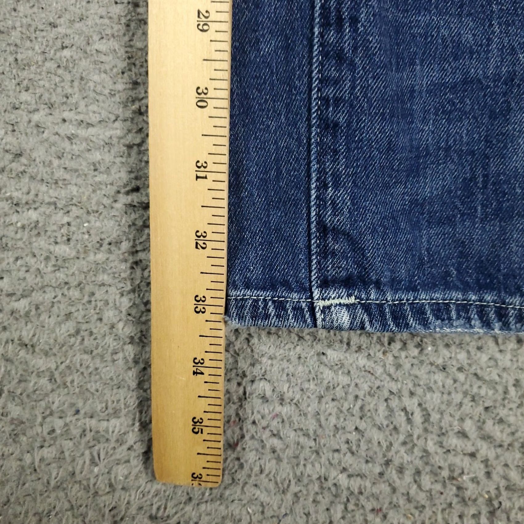 True Religion True Religion Pants Mens 38 Blue Jeans Size 38x33 Distressed Slim Straight Denim Size US 38 / EU 54 - 6 Thumbnail