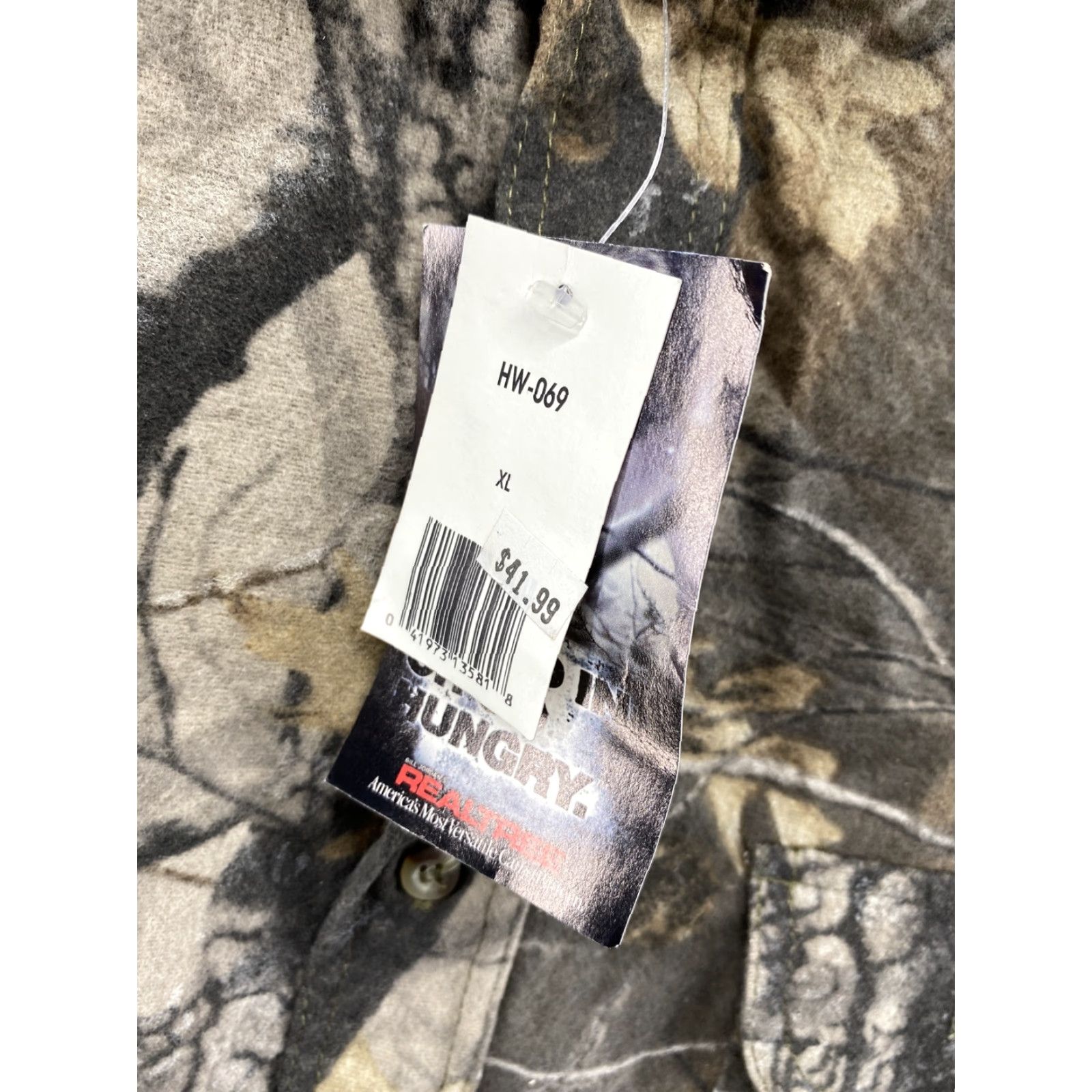 Realtree VINTAGE Spartan Realtree Hardwoods Camo Button Long Sleeve Chamois Shirt USA Size XL NEW Size US XL / EU 56 / 4 - 4 Thumbnail