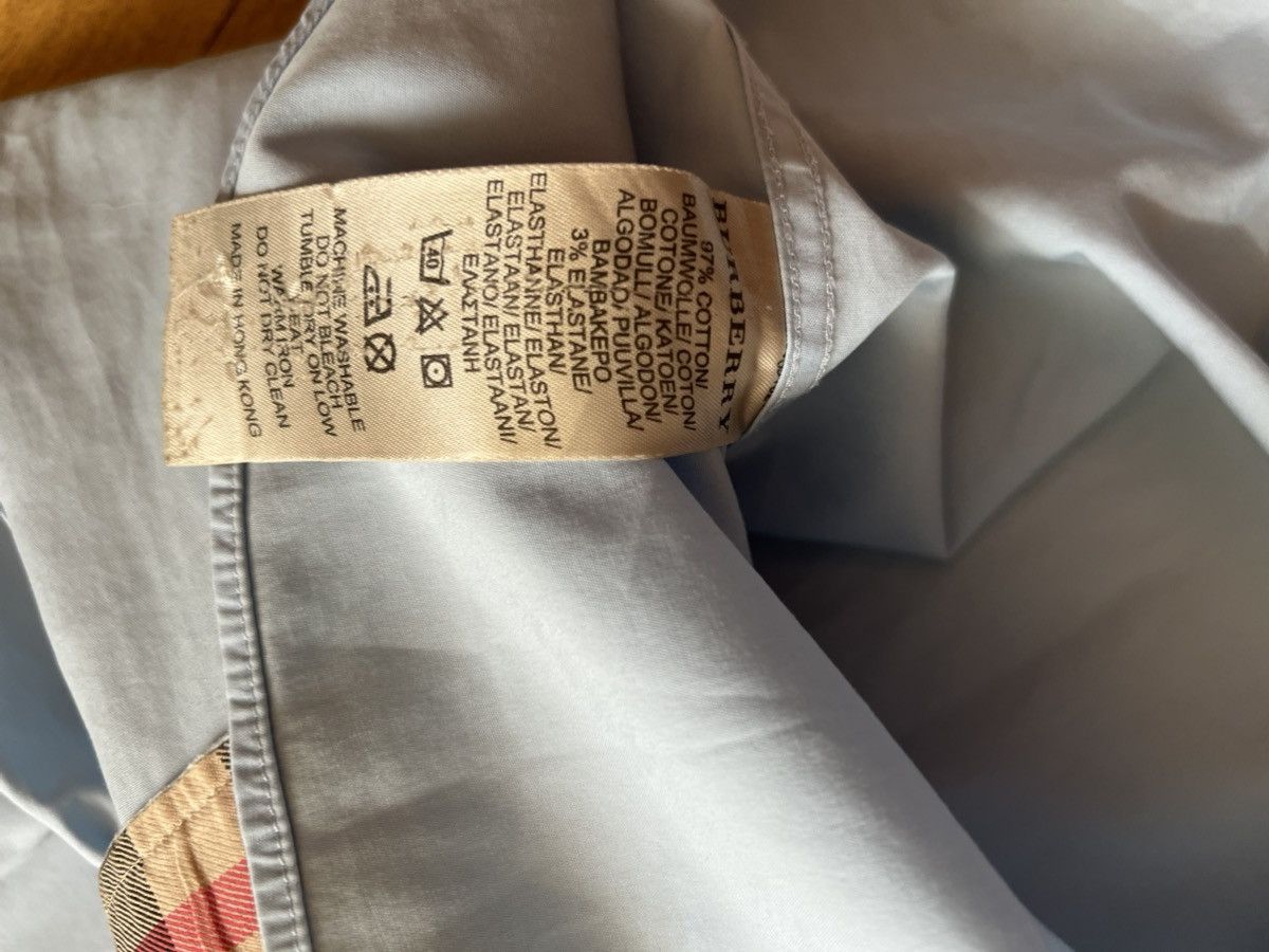 Burberry × Vintage Burberry Blue L Long-sleeve Shirt Size US L / EU 52-54 / 3 - 6 Thumbnail