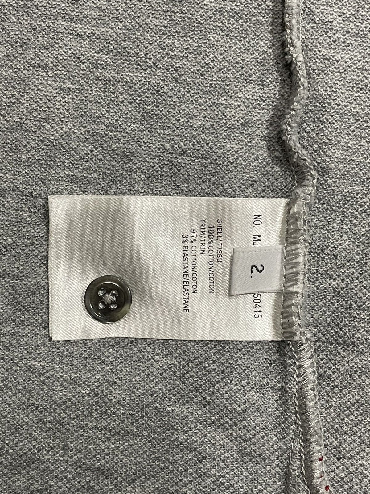 Thom Browne Center-Back Stripe Thom Browne Piqué Polo Size US M / EU 48-50 / 2 - 8 Thumbnail