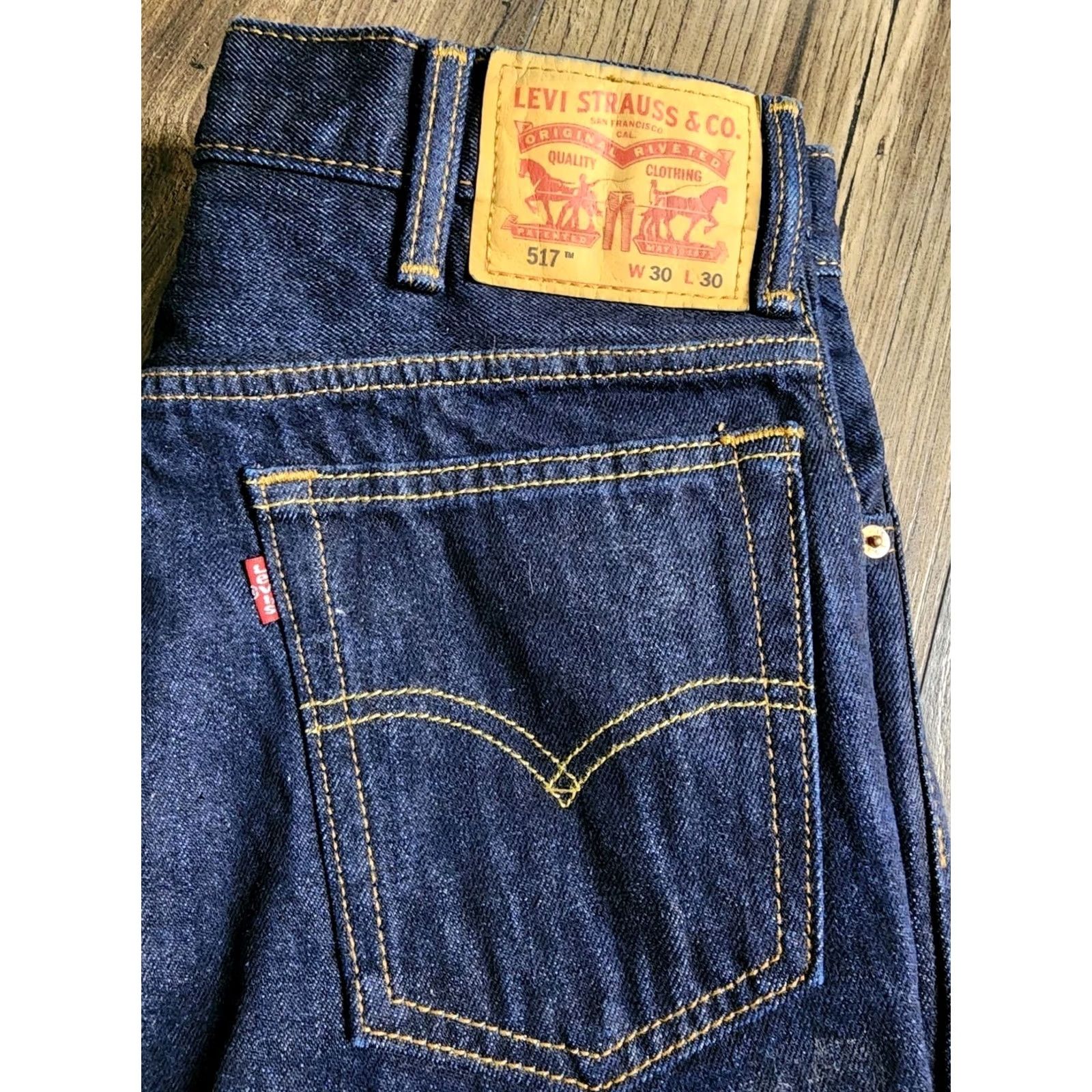 Levi's LEVI'S 511 Jeans Men W30/L30 Blue Denim Zip Fly Regular Bootcut Stretch Pocket All Seasons 30 in Inseam Model 511 Size US 30 / EU 46 - 8 Thumbnail