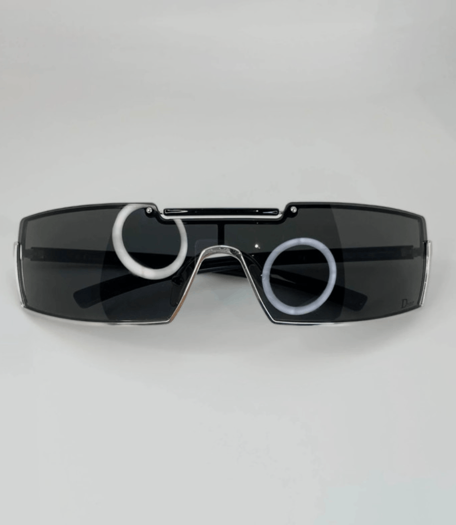 Dior DIOR Sunglasses Viktim 2 Rectangle Wrap Straps Logo RI1019 Size ONE SIZE - 1 Thumbnail