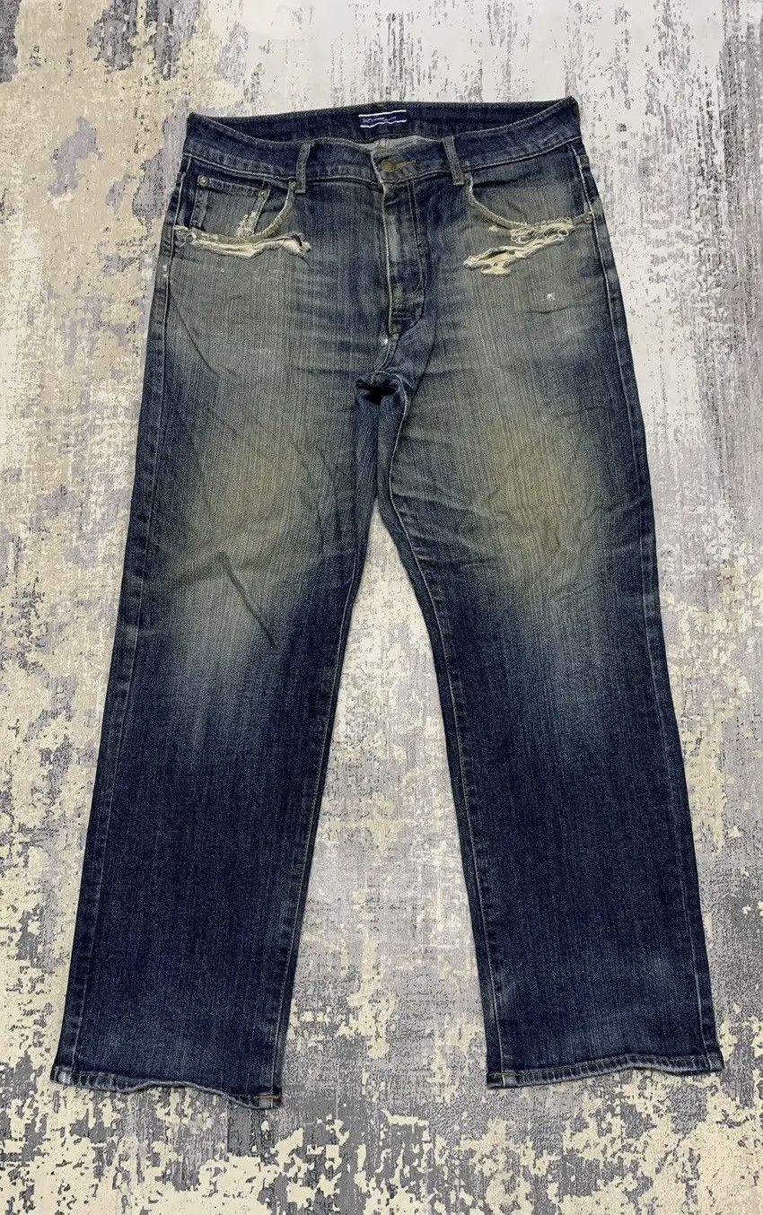 Japanese Brand Japanese Rusty Hysteric Glamour Style Distressed Denim Size US 34 / EU 50 - 1 Thumbnail