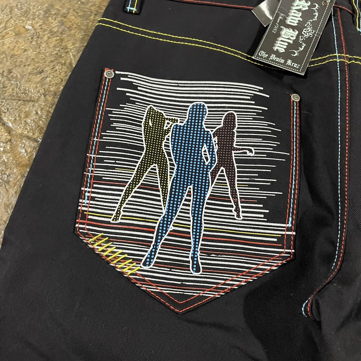 JNCO × Southpole × Vintage Crazy Vintage Y2K Baggy Skater Pants Wings Girls Wide Leg Size US 40 / EU 56 - 5 Thumbnail