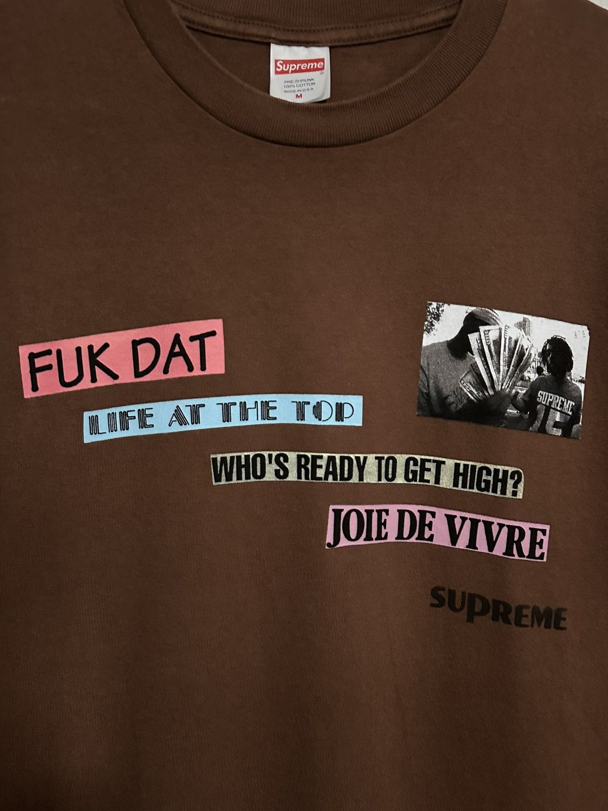 Supreme Supreme Joie De Vivre Tee Size US M / EU 48-50 / 2 - 2 Thumbnail