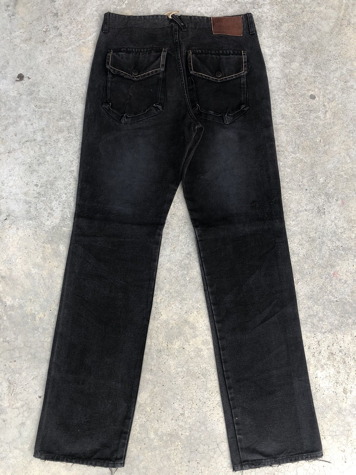 Japanese Brand Japanese Global Work Distressed Baker Pant Size US 31 - 2 Thumbnail