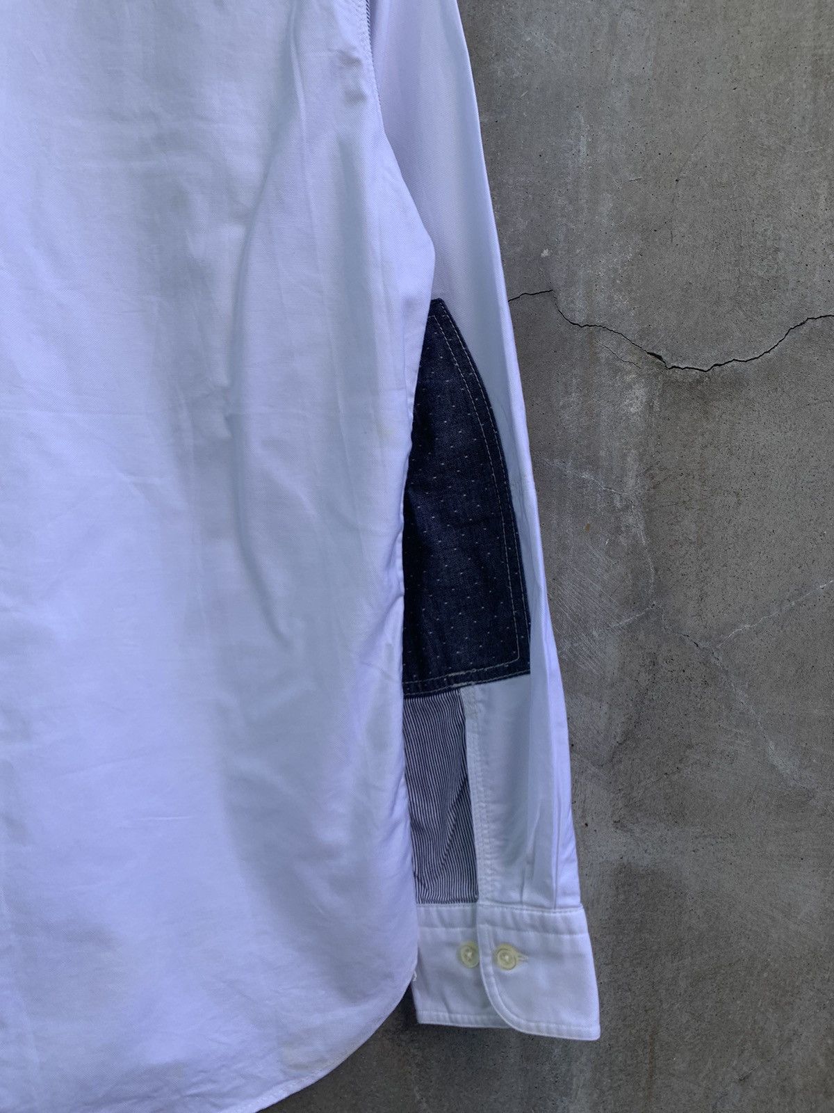 Junya Watanabe Blue Patched Button Up Shirt Size US S / EU 44-46 / 1 - 7 Thumbnail