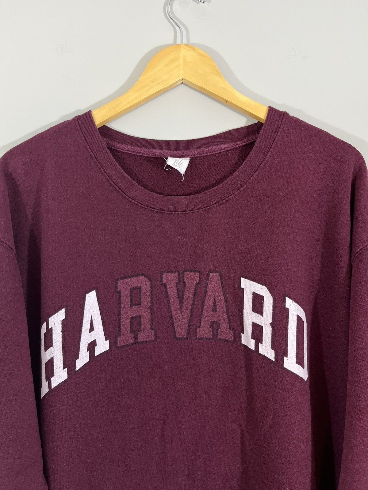 Vintage HARD Faded Distressed Harvard University Crewneck Size US XL / EU 56 / 4 - 3 Thumbnail