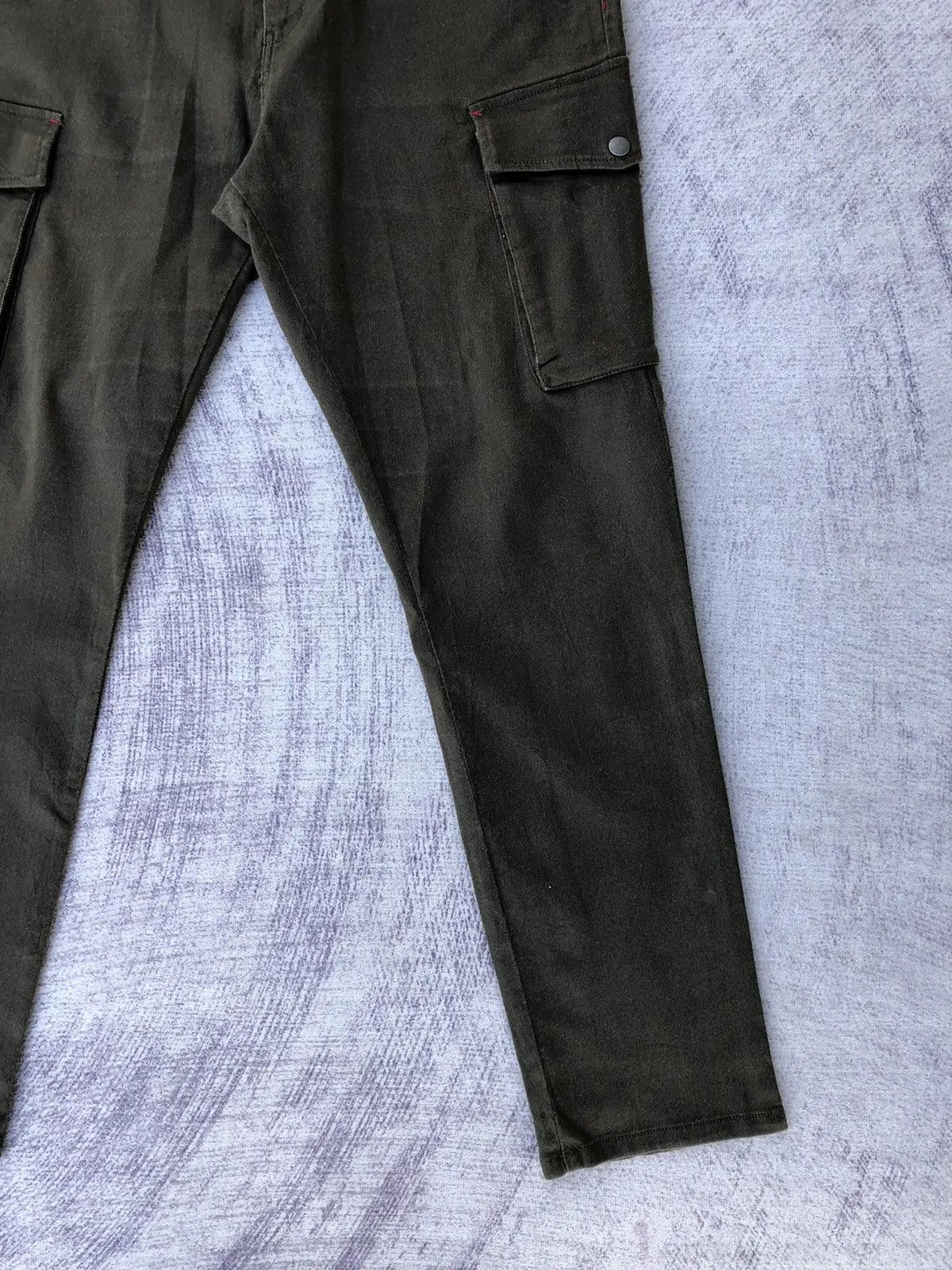 Other Cargo Olive Pipue de pique Multipocket Rare Pattern Size US 33 - 3 Thumbnail