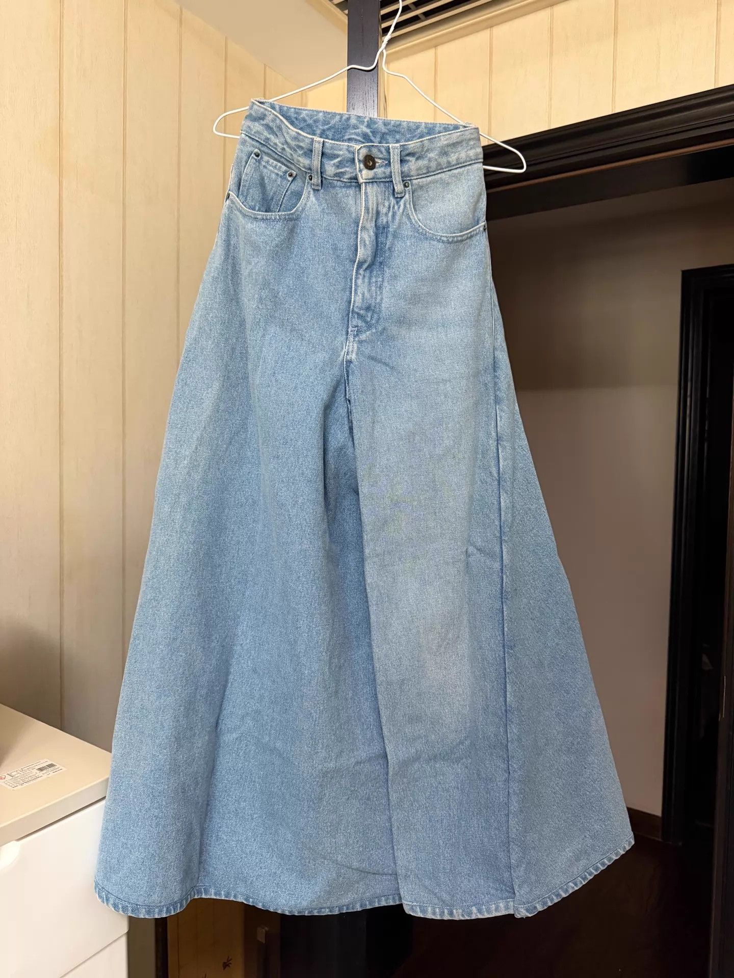 Y/Project y/project heavy denim culottes left skinny right wide XS Size 25" / US 0 / IT 36 - 1 Thumbnail