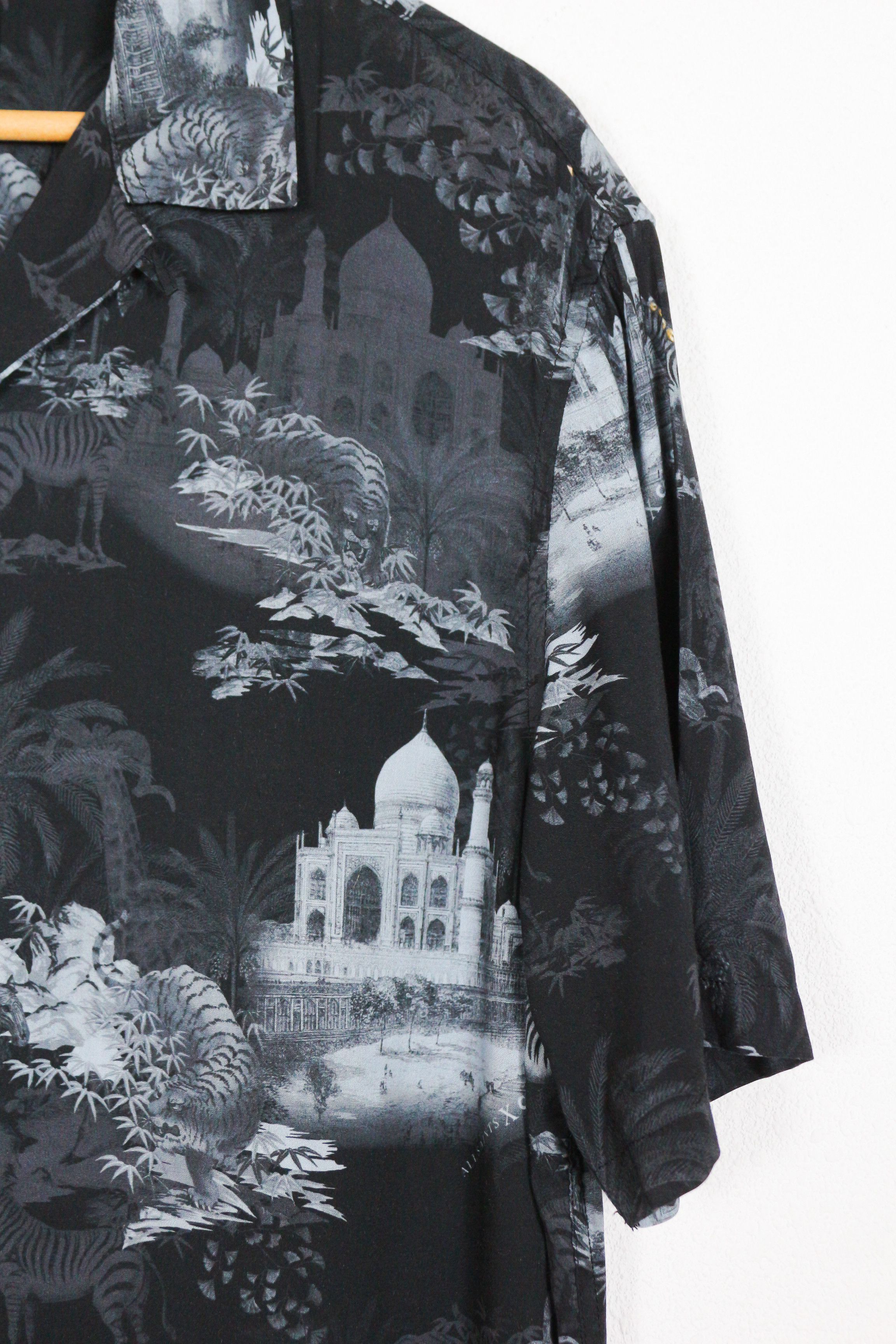 Allsaints Allsaints Tajpur Japanese Printed Viscose Open Collar Shirt Size US M / EU 48-50 / 2 - 2 Thumbnail