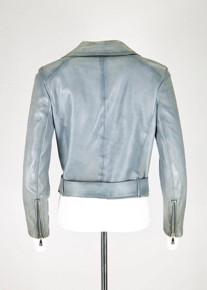 Miu Miu Miu Miu Leather cropped jacket Size S / US 4 / IT 40 - 5 Thumbnail