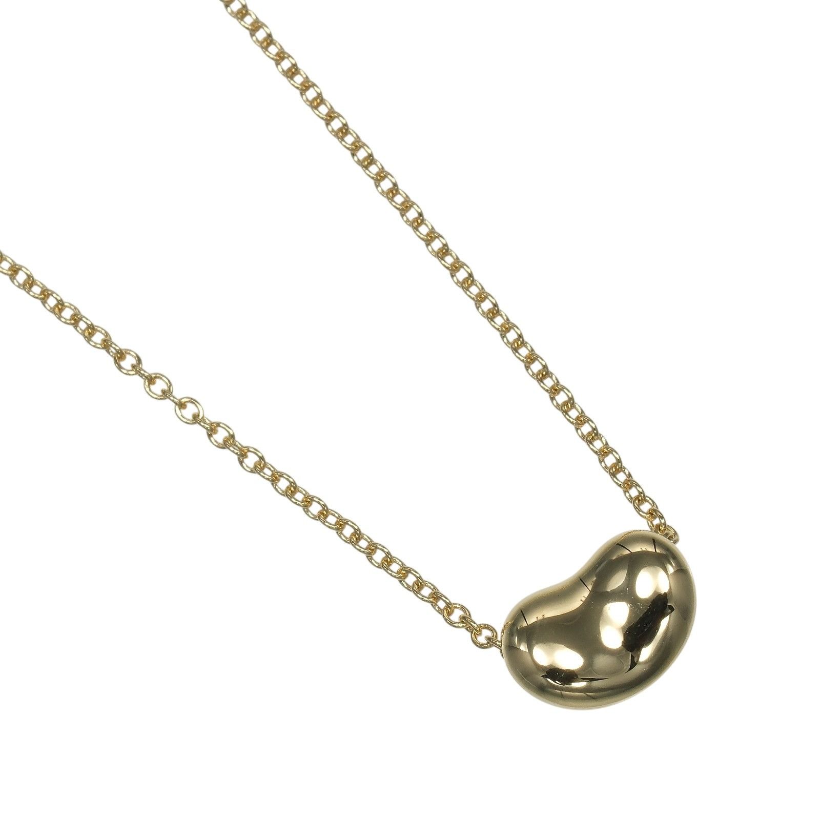 Tiffany & Co. Tiffany & Co. Tiffany & Co. Bean Au750 Necklace Precious Metal Necklace DUTY FREE for USA Size ONE SIZE - 1 Thumbnail
