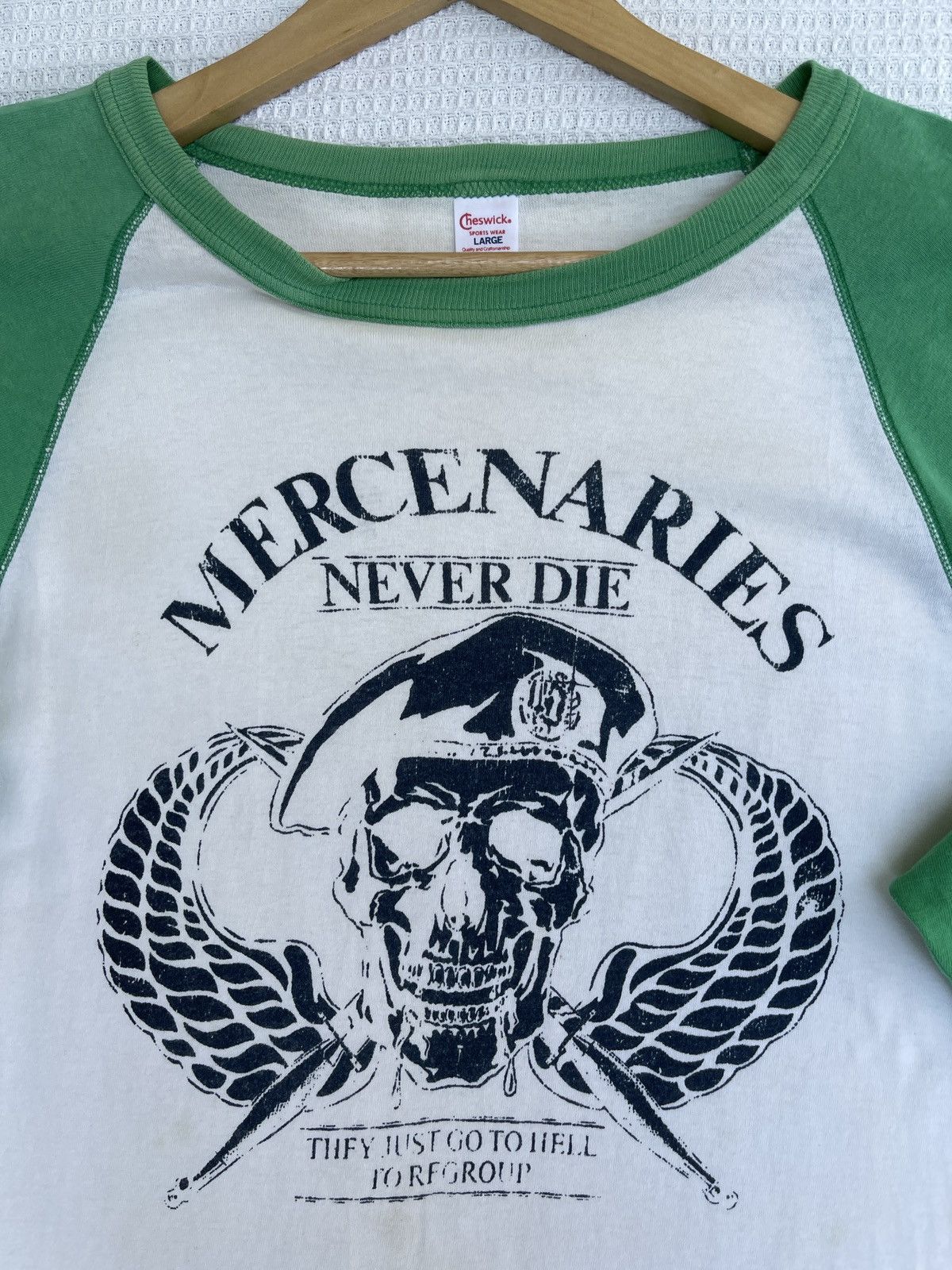 Sugar Cane Rare🔥Vtg Cheswick By Sugar Cane 3quarter T-Shirt Size US L / EU 52-54 / 3 - 12 Thumbnail