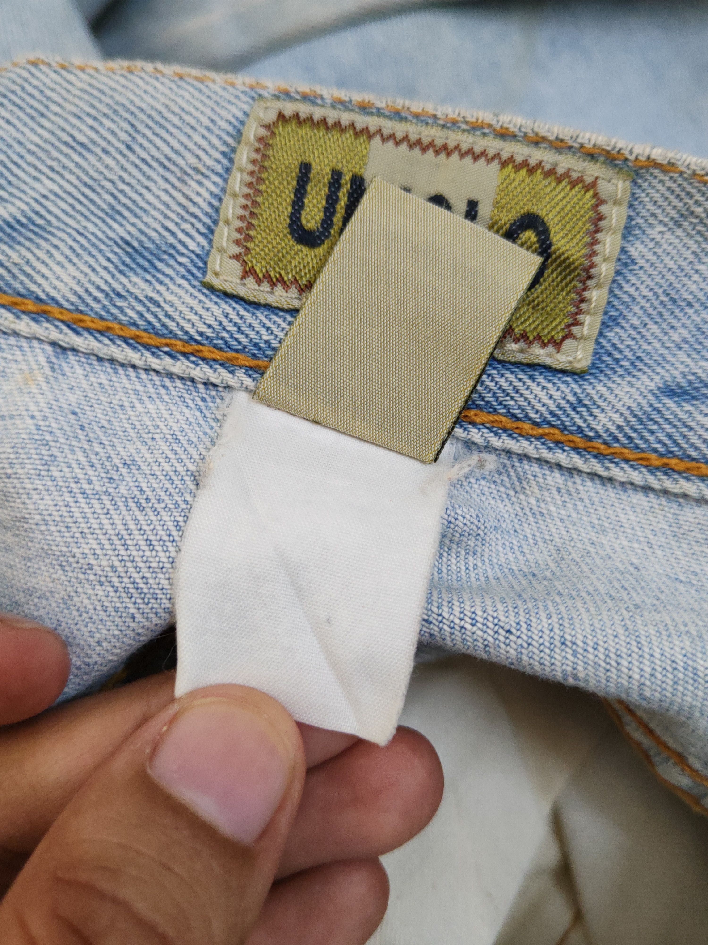 Uniqlo Uniqlo vintage Light Blue Distressed Ripped Jeans #W1413 Size US 27 - 16 Thumbnail