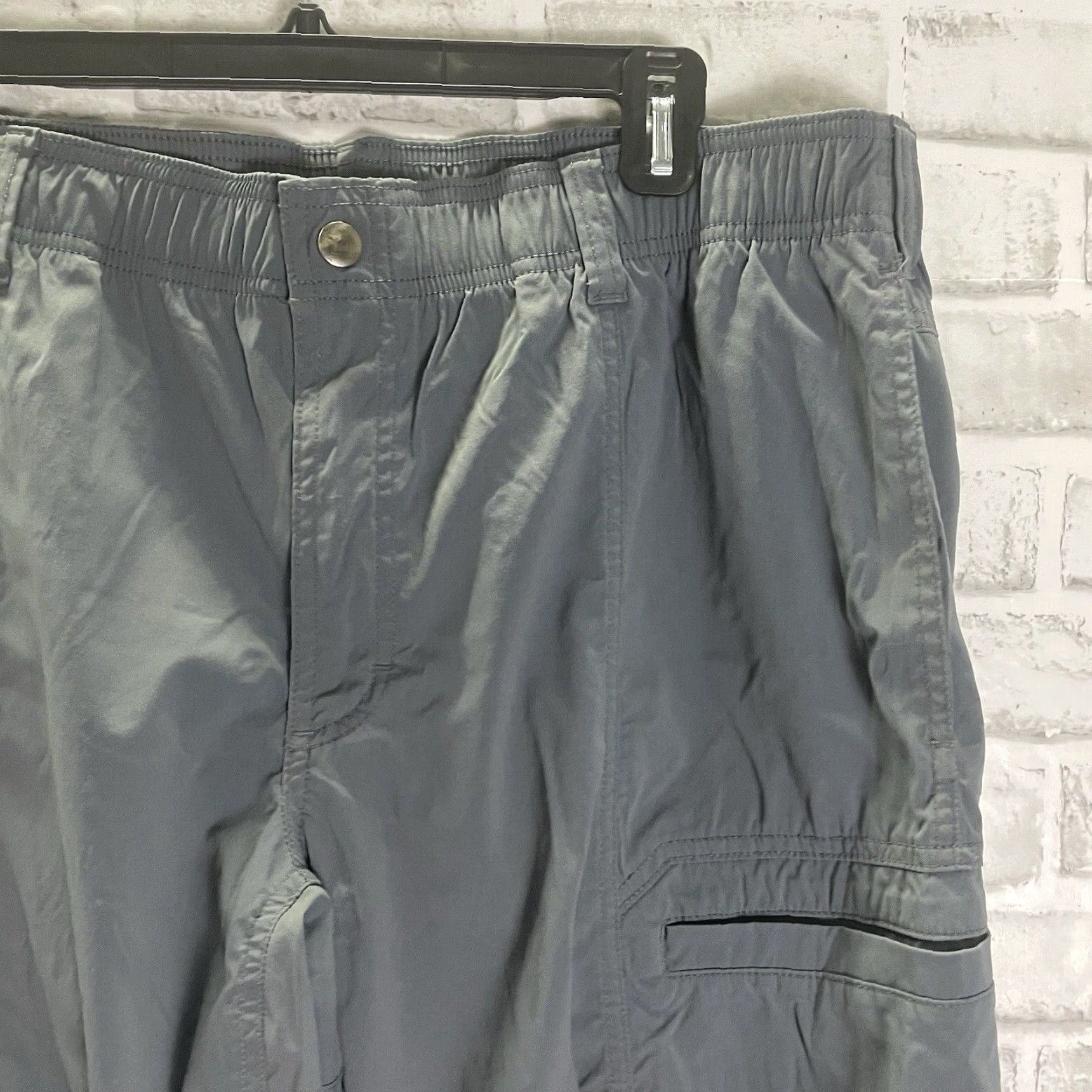 CO Duluth Trading Co Nylon Blend Gray Athletic Cargo Pants Mens Size 38x30 Size US 38 / EU 54 - 2 Thumbnail